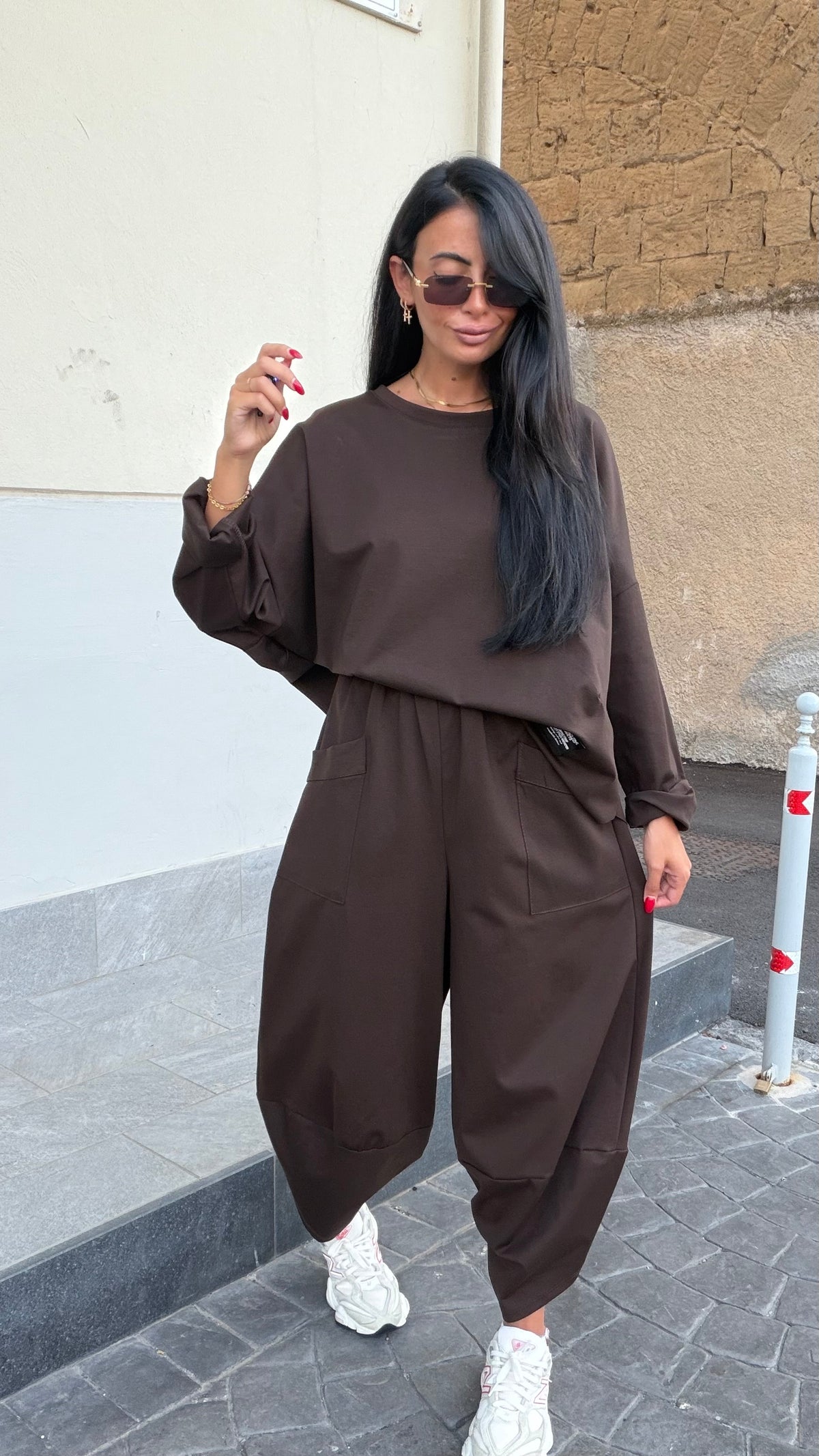 Coordinato Japan marrone