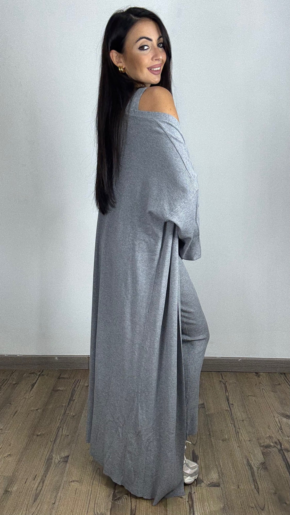 Coordinato Abito e Cardigan