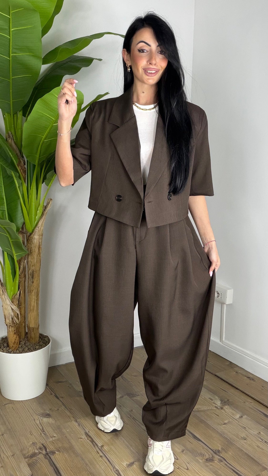 Tailleur Luana Crop