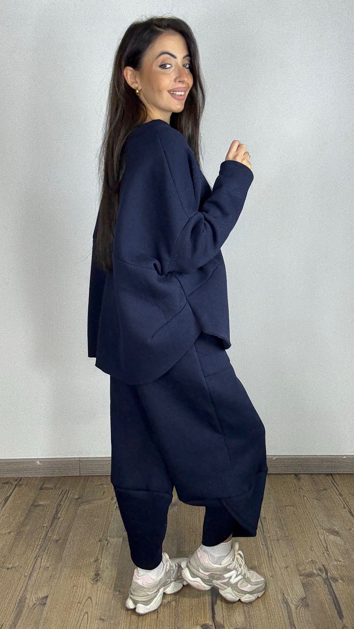 Tuta Japan Felpata blu