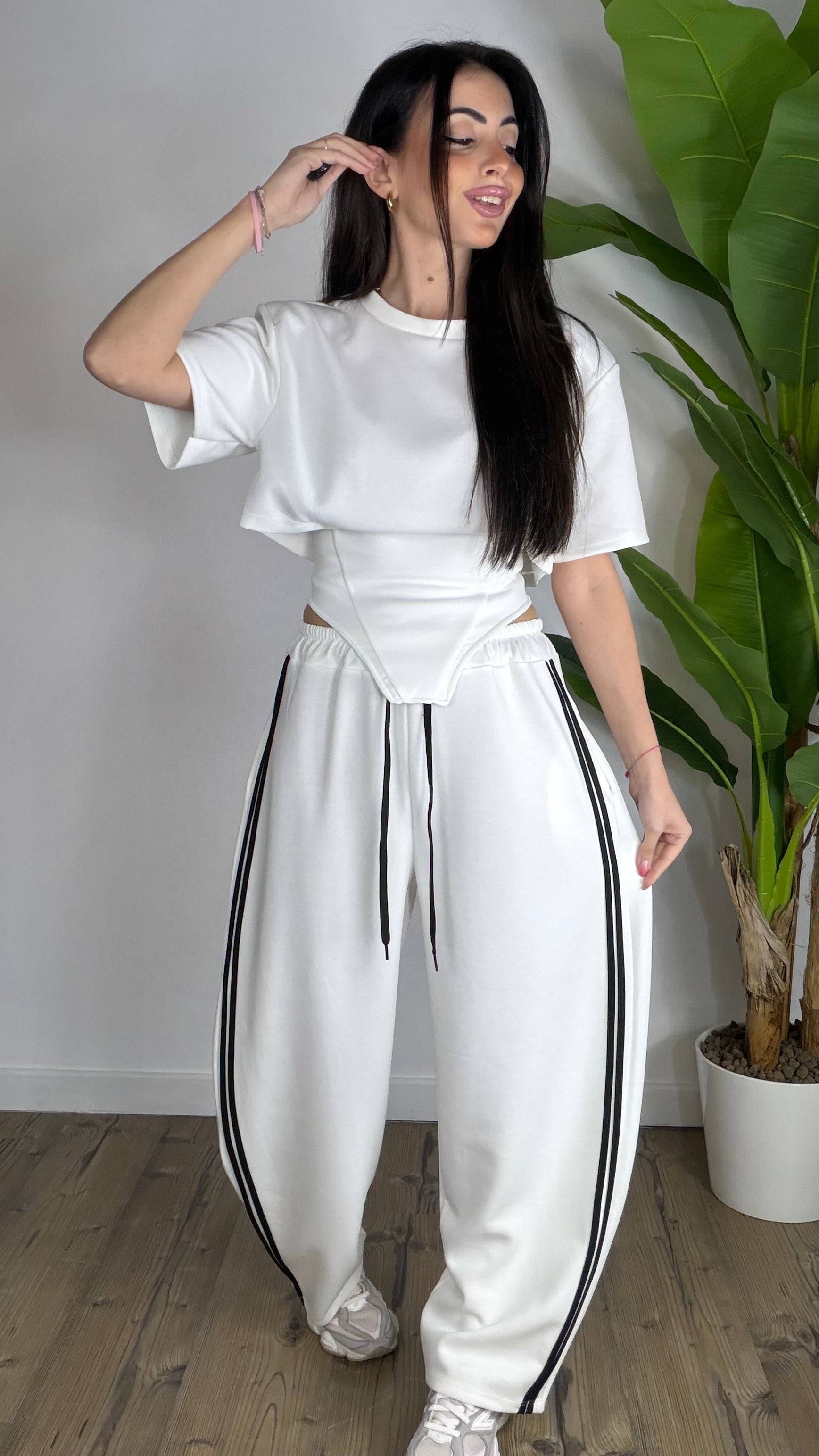 Pantalone Riga Nera