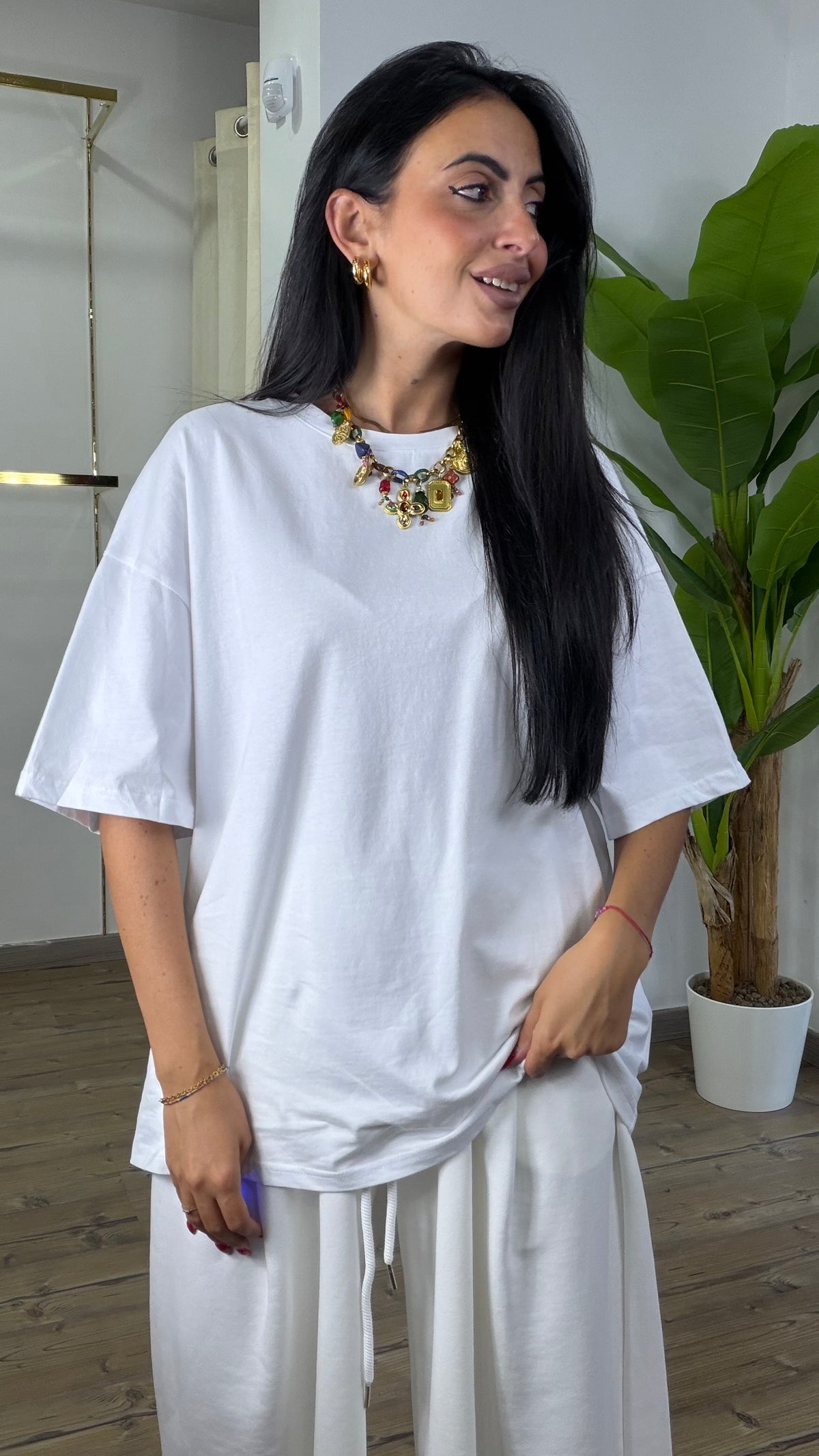 T-shirt L 2601 bianca