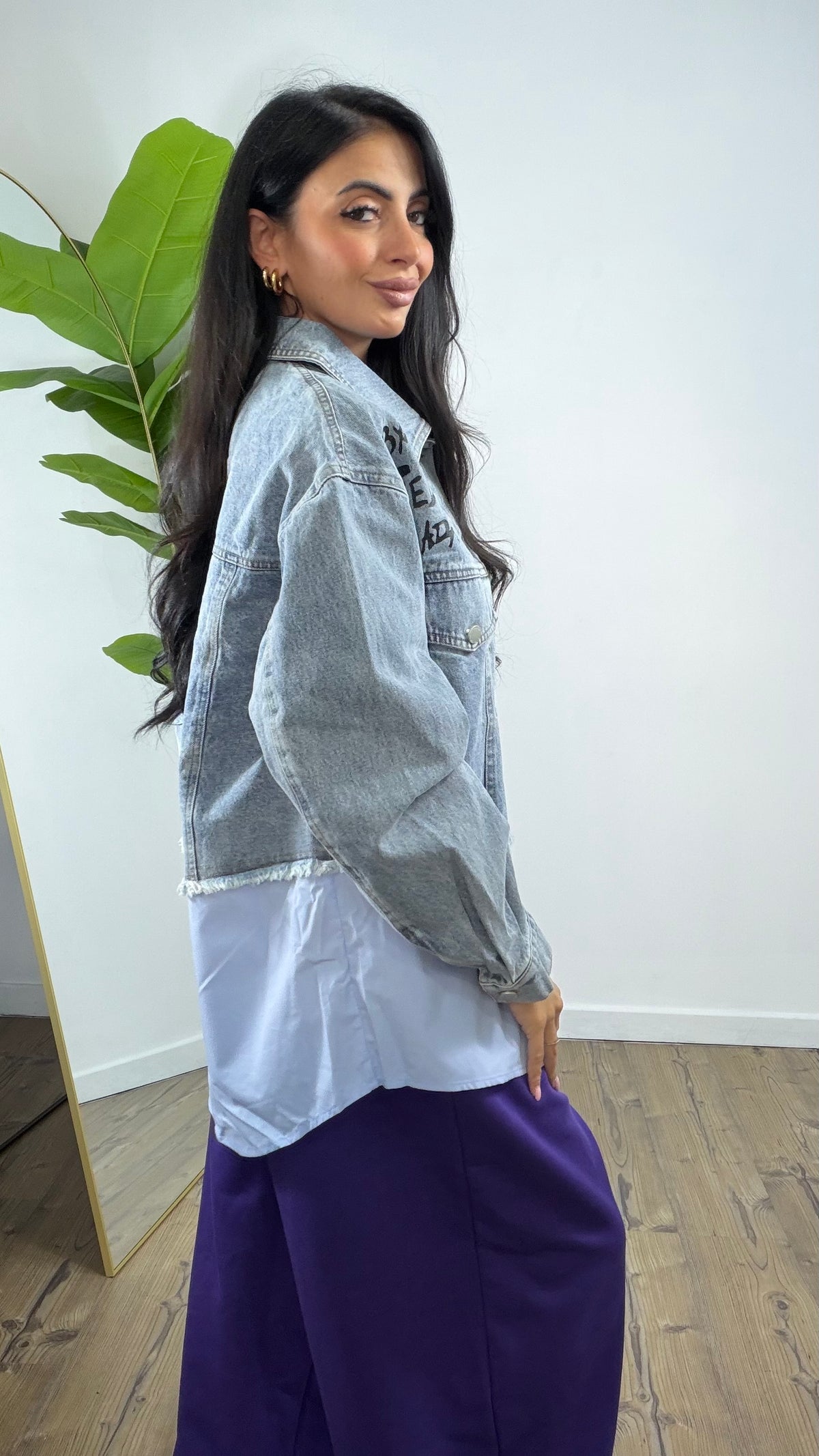 Camicia Denim Celeste