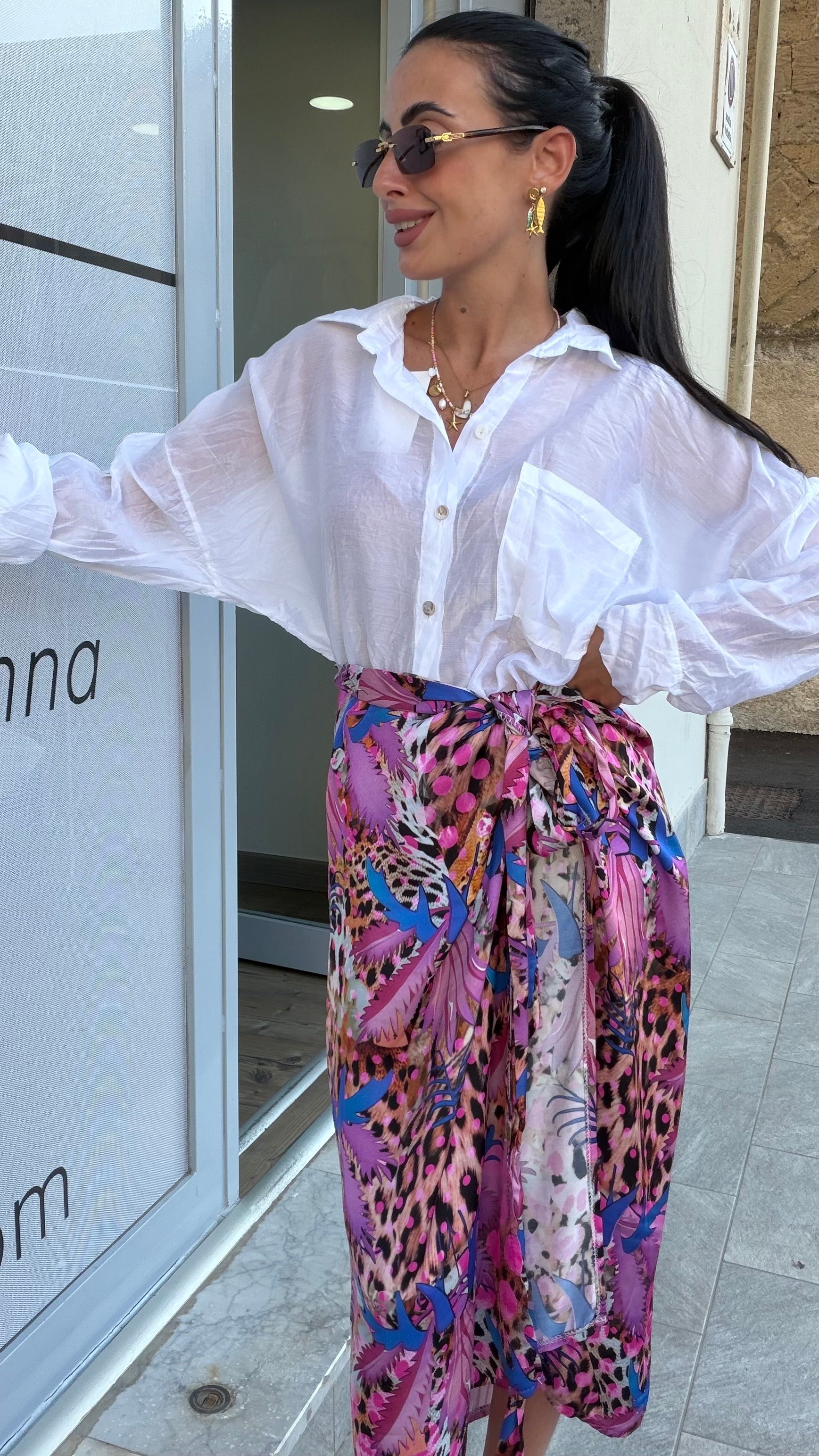 Camicia White Shara