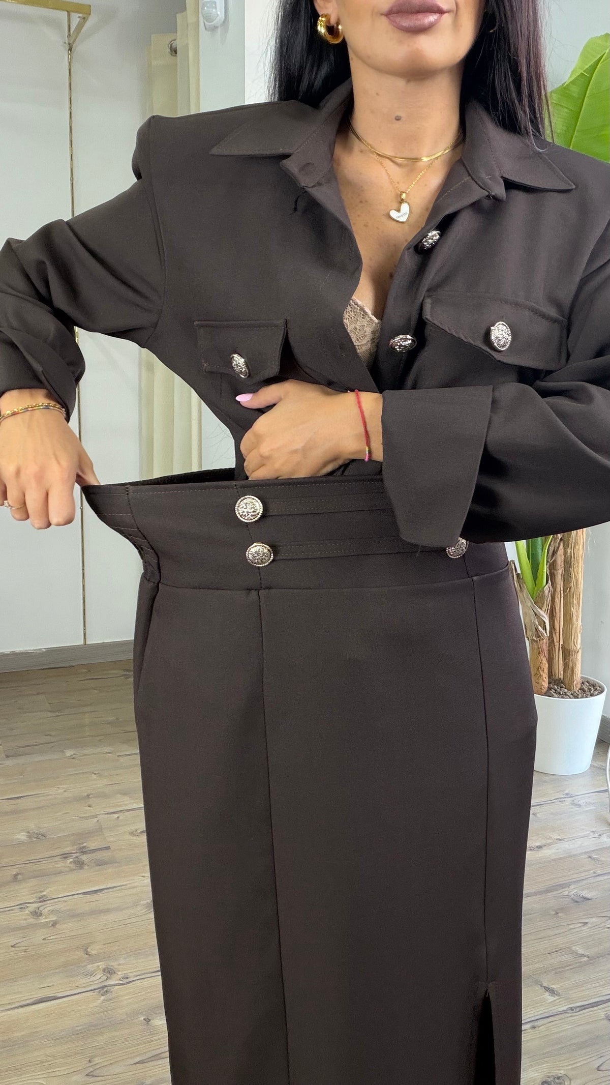 Tailleur Gioia Marrone