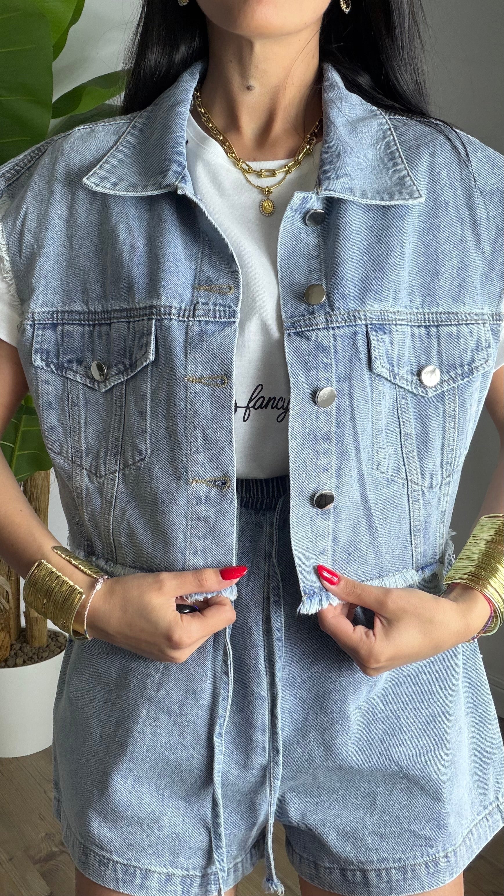 Coordinato in Denim