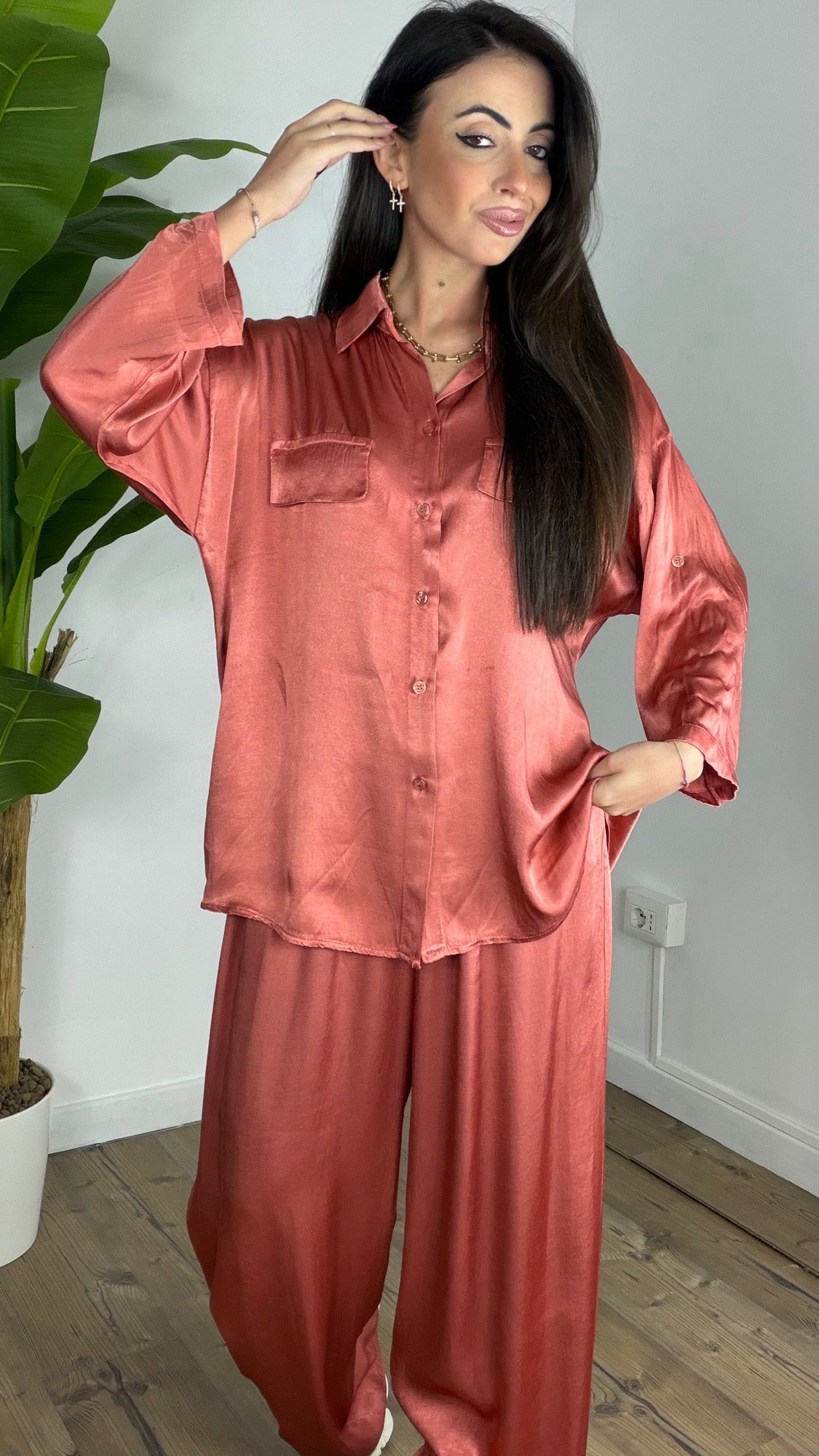 Camicia Satinata