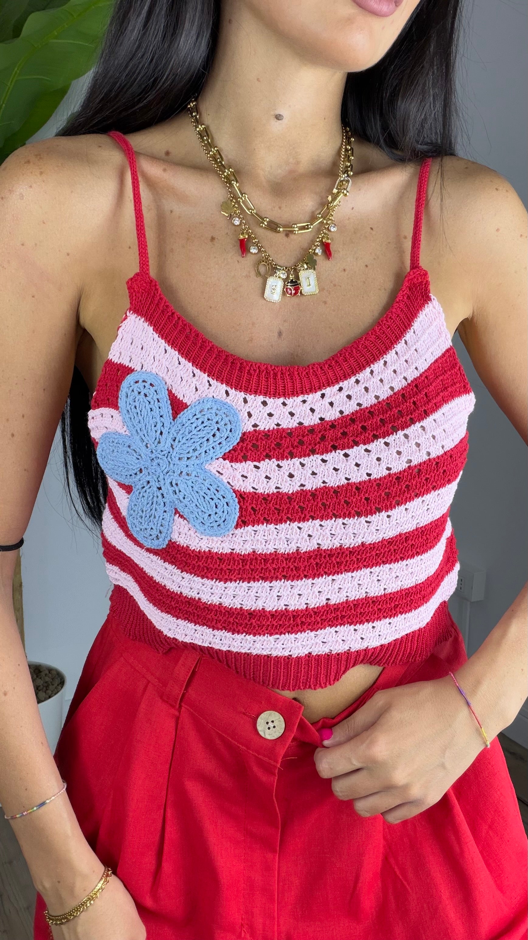 Top Crop Uncinetto