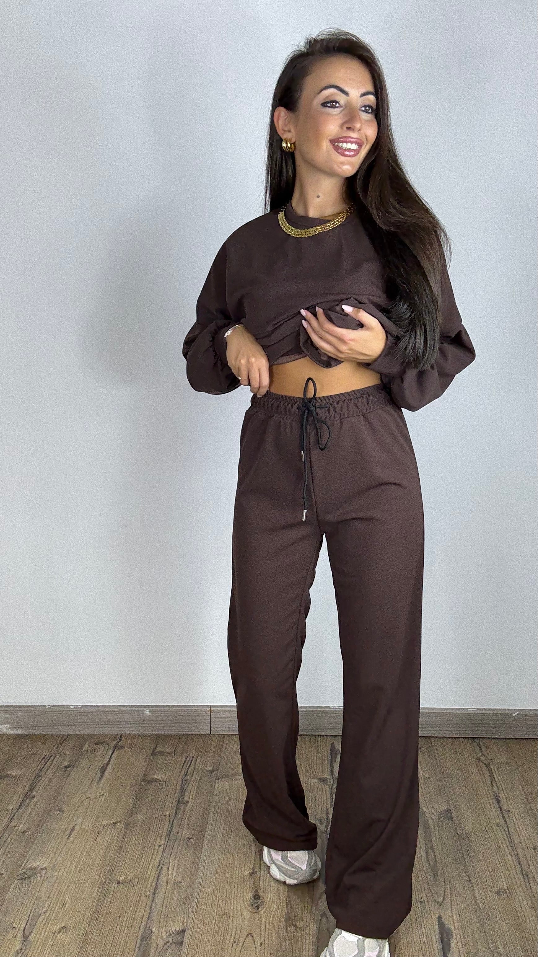 Coordinato Comfy marrone