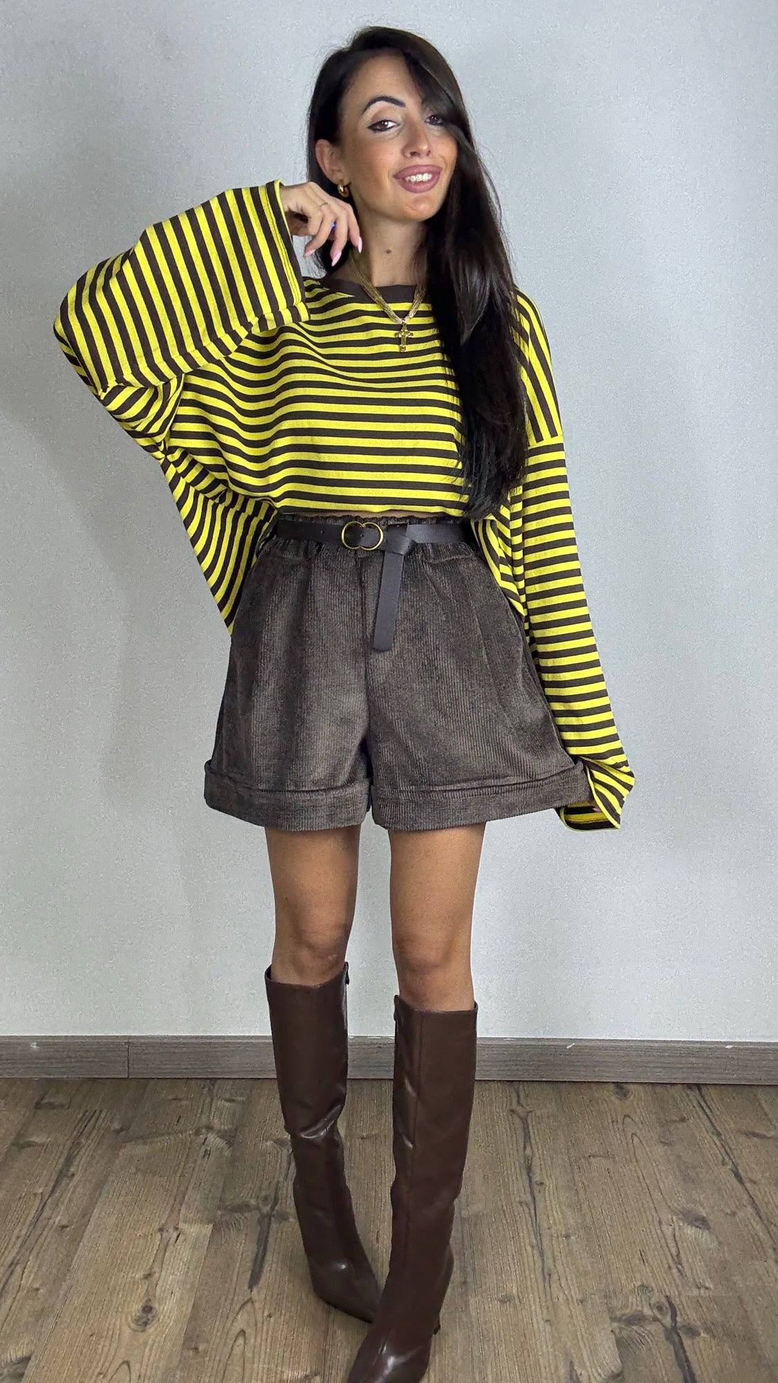 Pantaloncino Velluto Costine