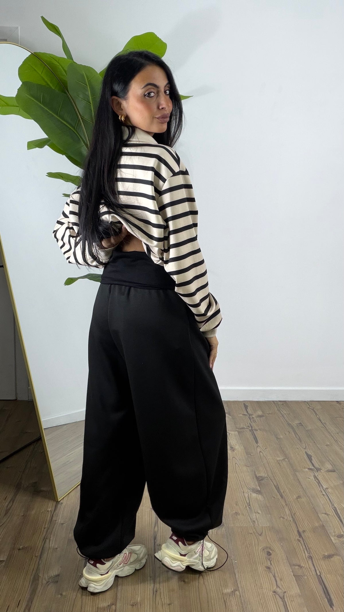 Pantalone tuta 10032-nero