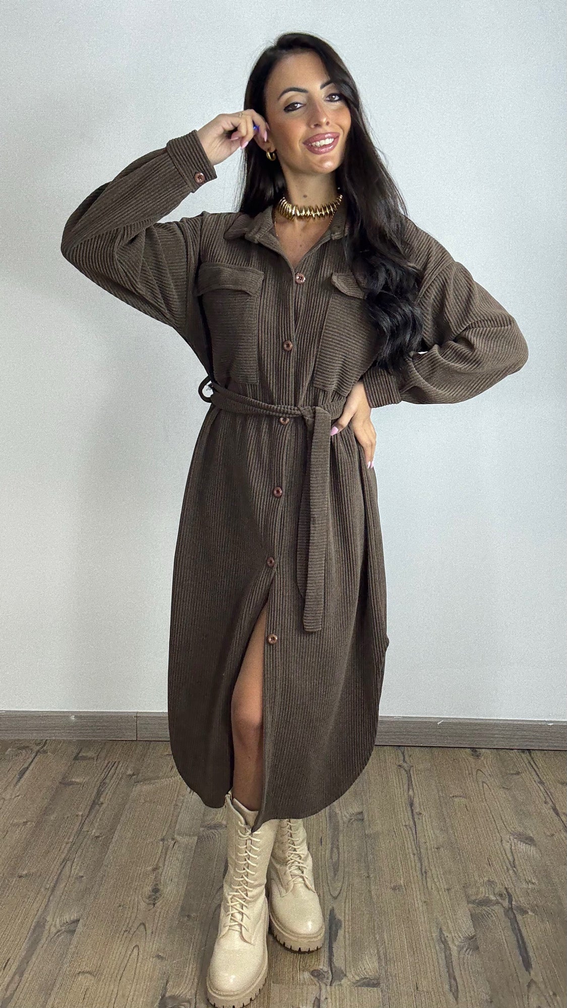 Abito Costine Velluto