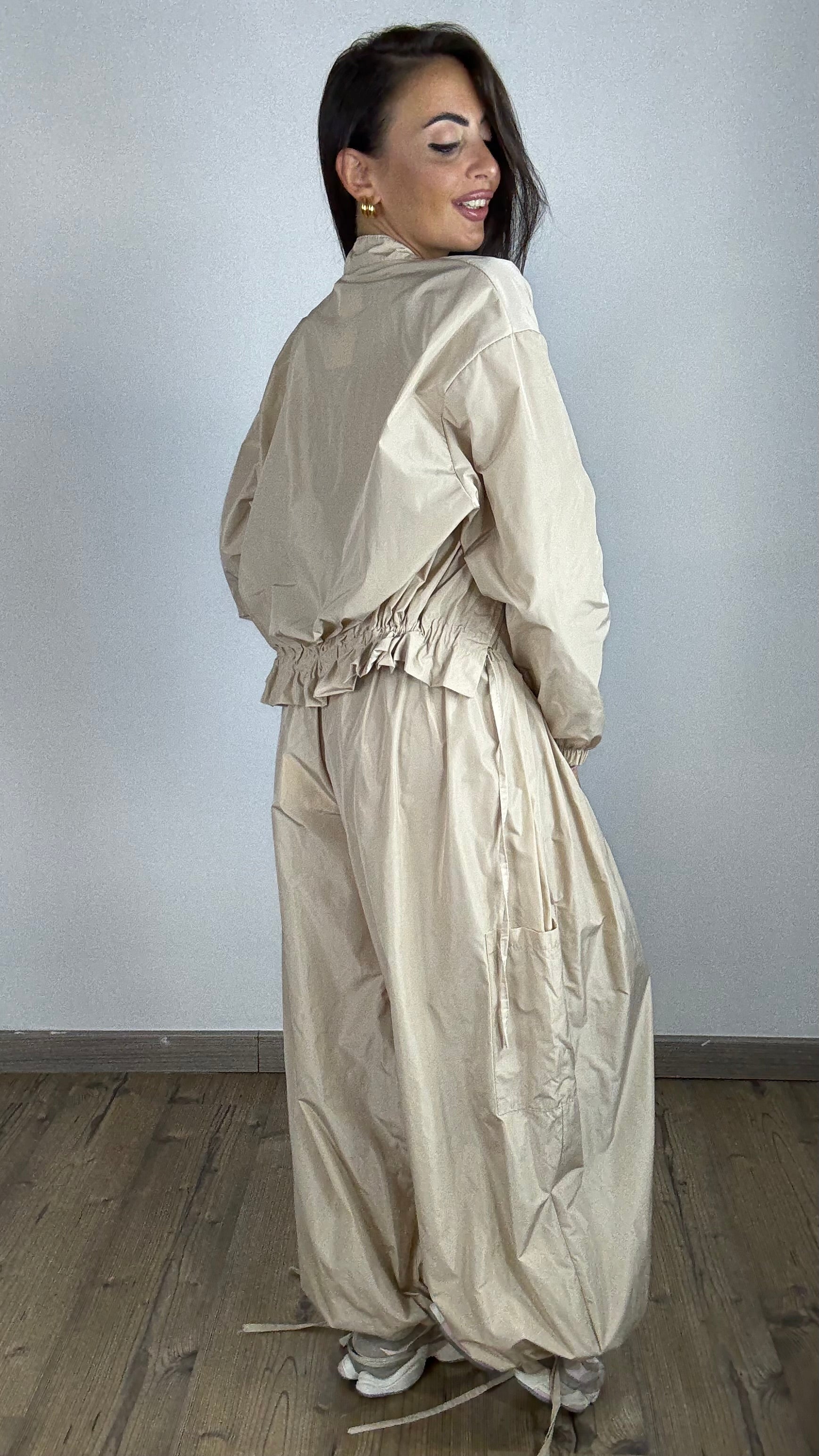 Coordinato Bomba Beige chiaro