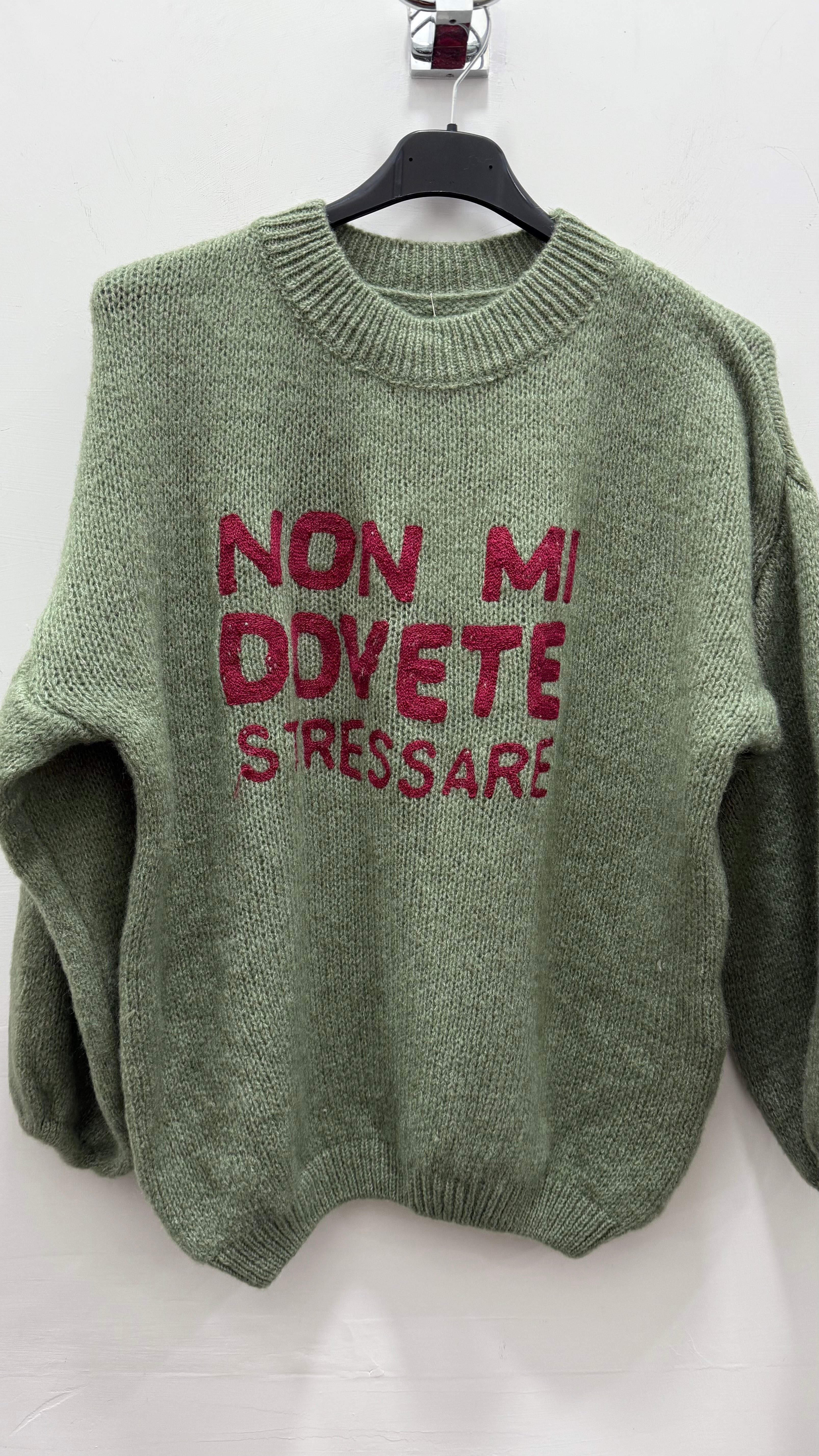 Maglioncino Non ami dovete Stressare