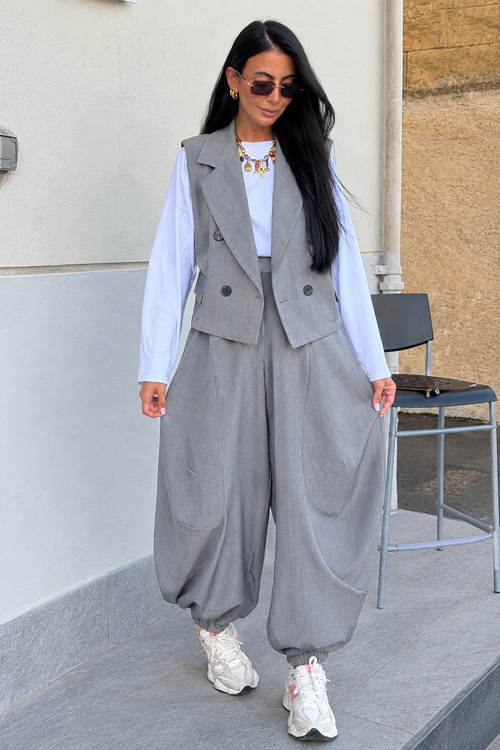 Coordinato Asya Grigio