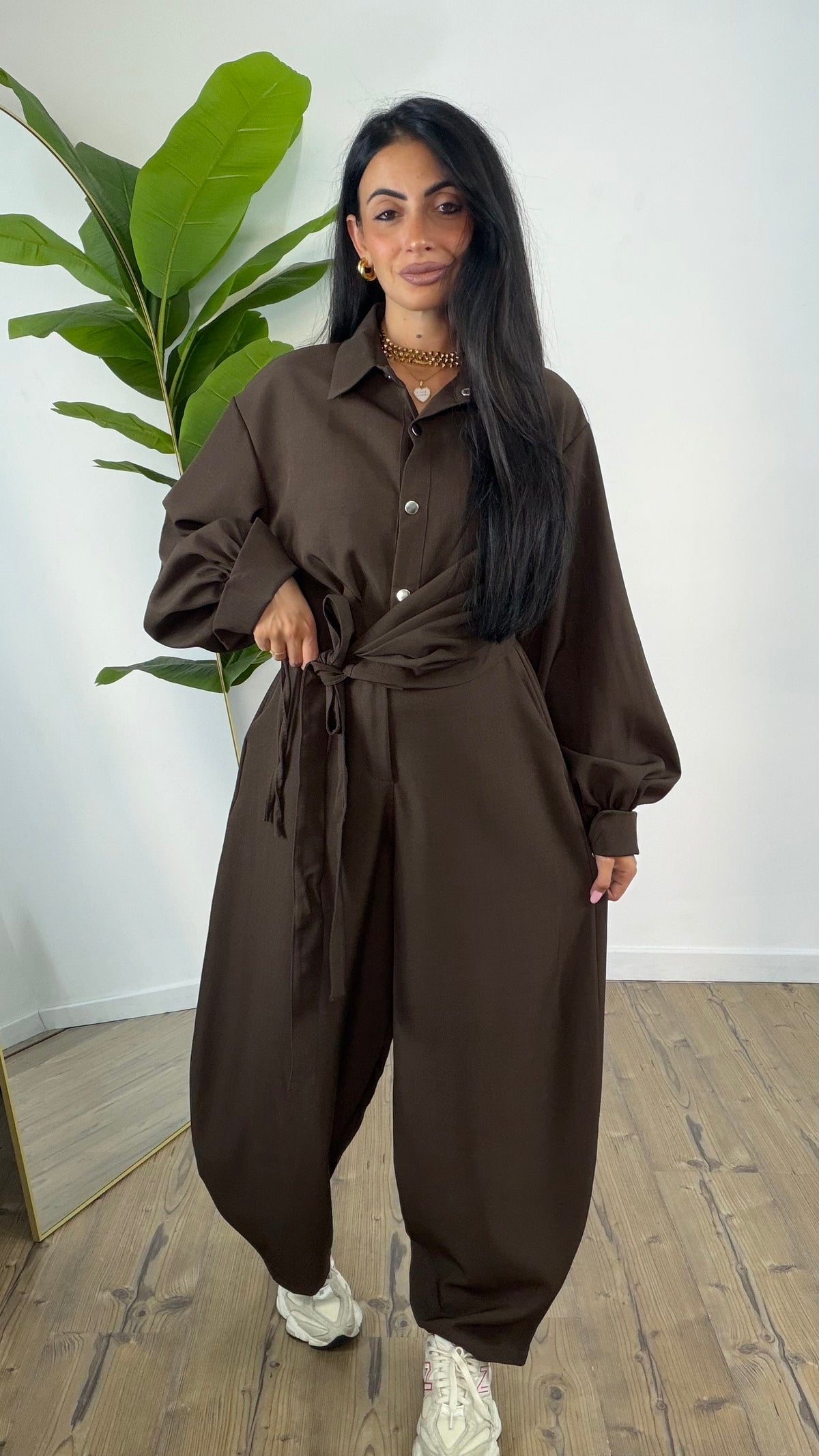 Coordinato Nodo 7181-marrone