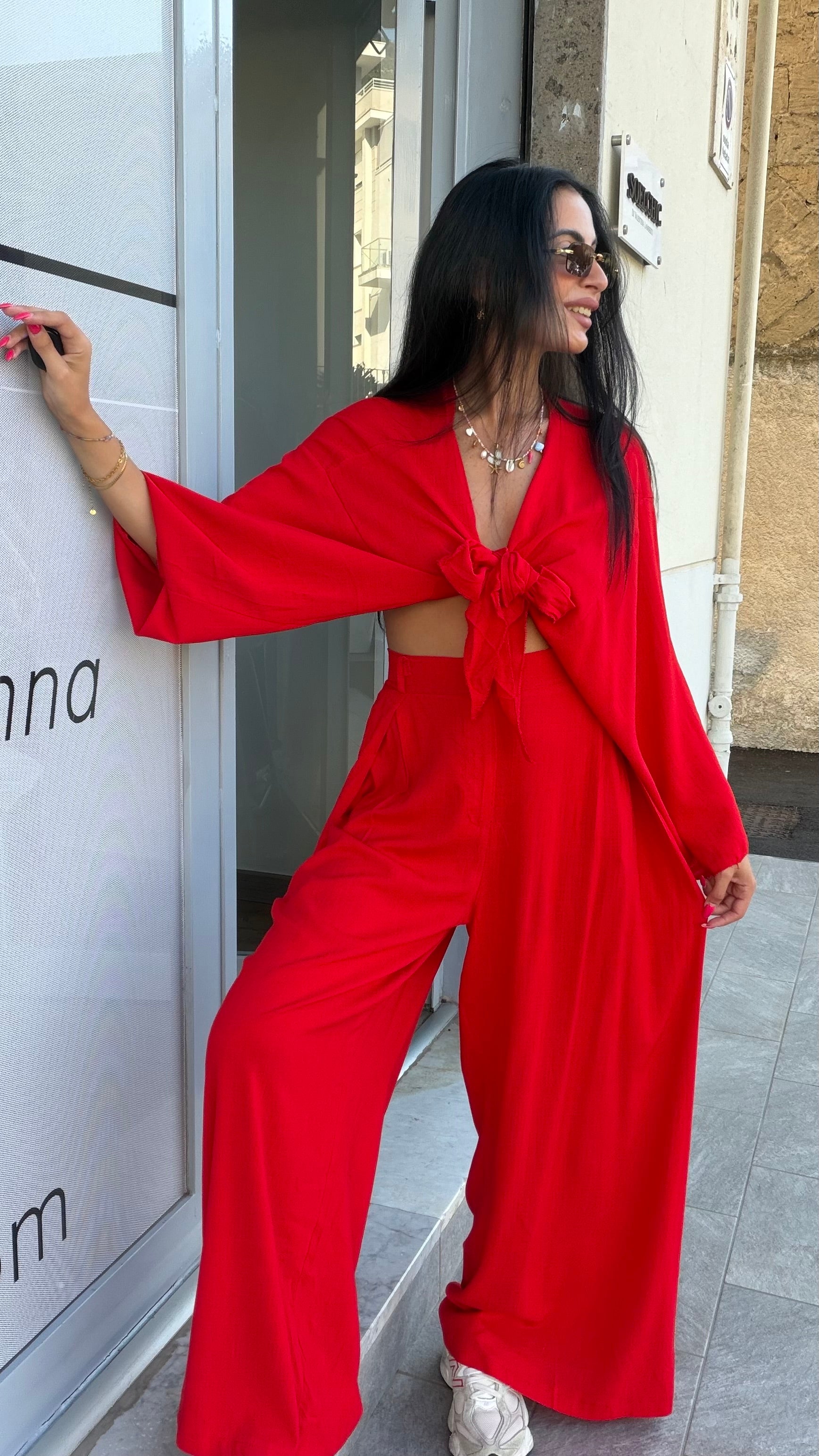 Coordinato 18032 Rosso