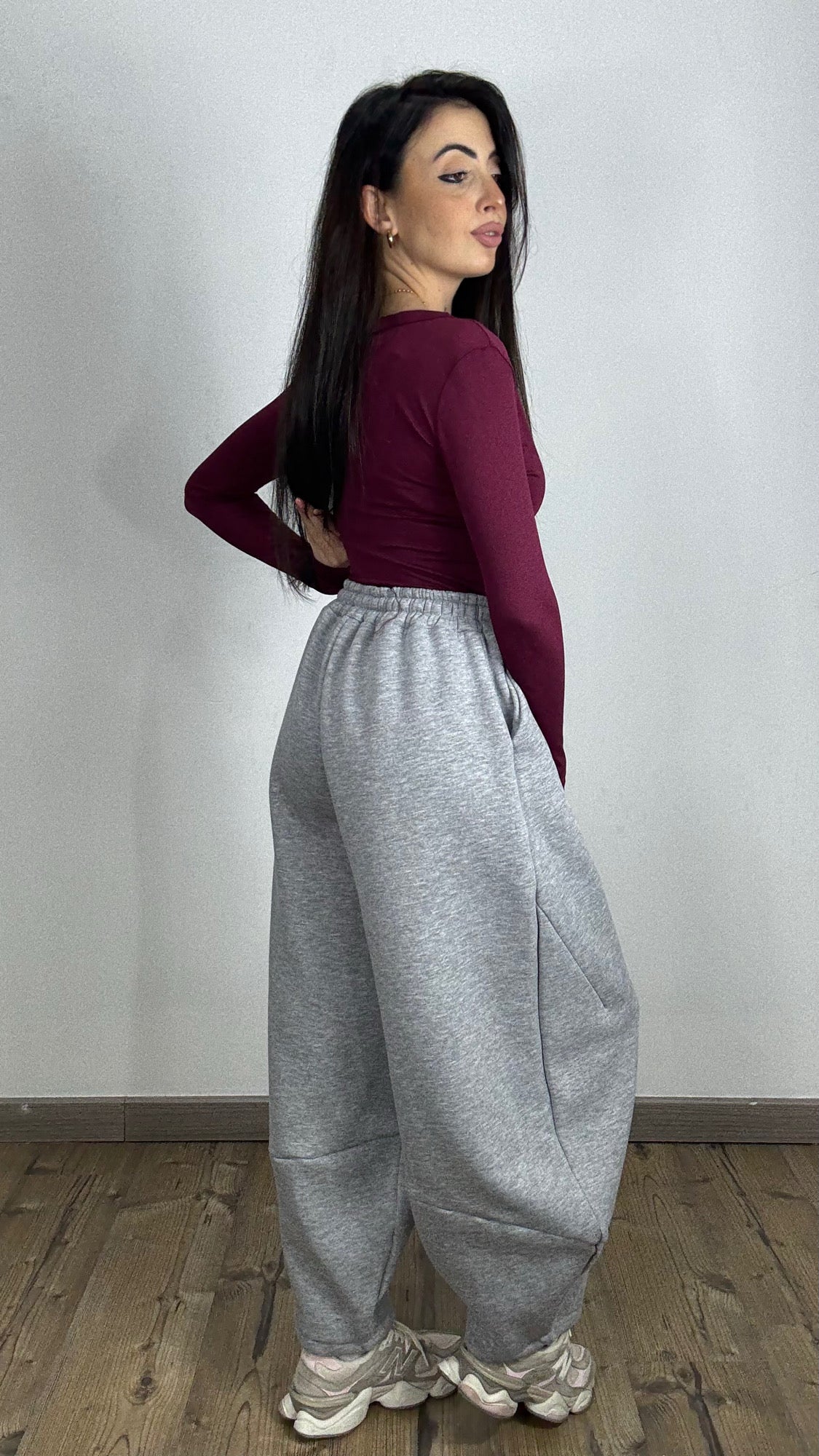 Pantalone Ballon Felpato