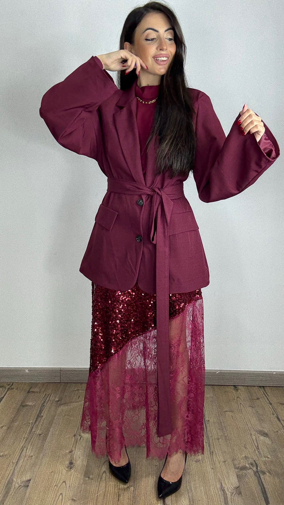 Blazer in Tessuto