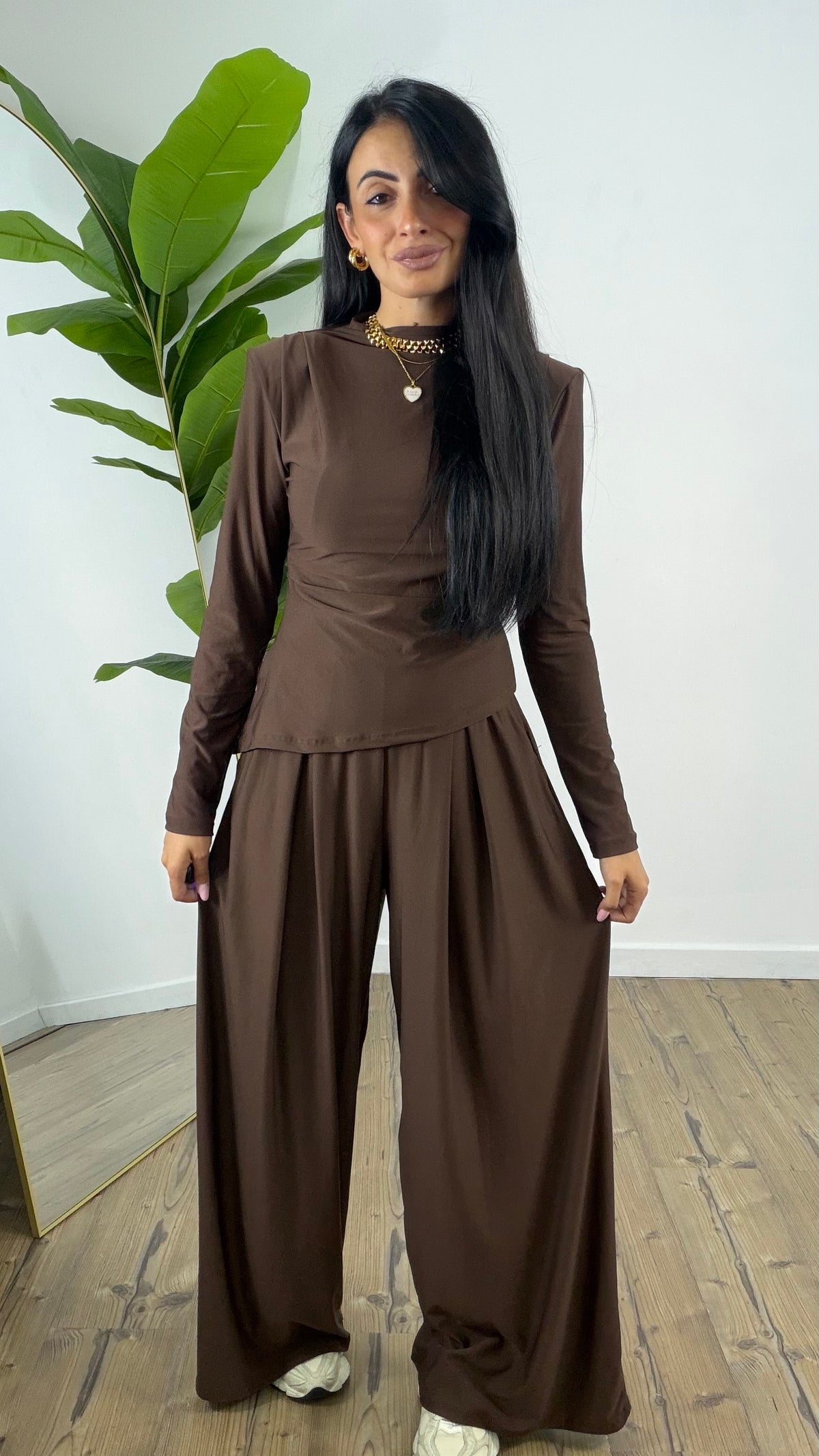 Coordinato Diana marrone