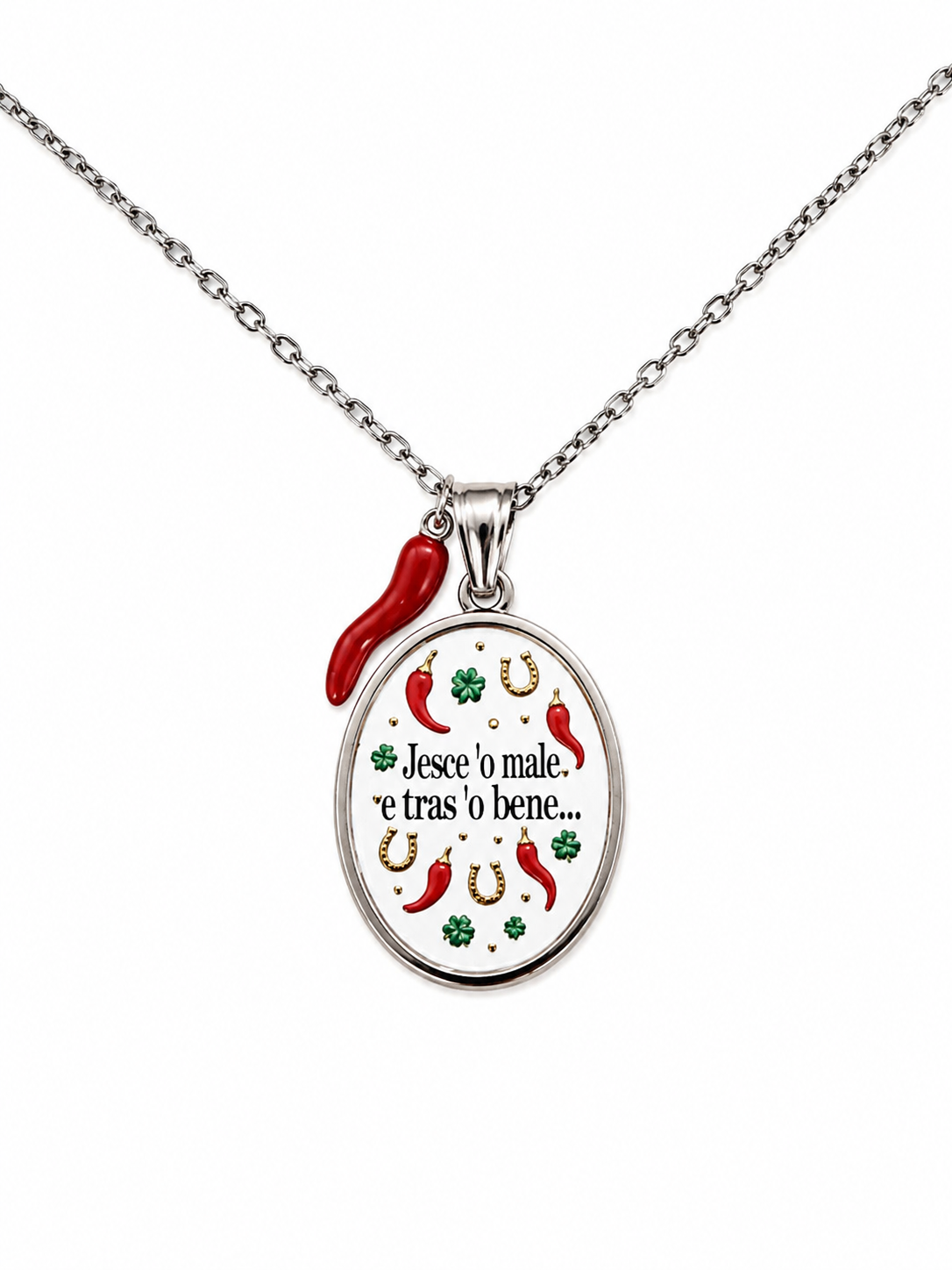 Collana jesce ‘o male e tras ‘o bene