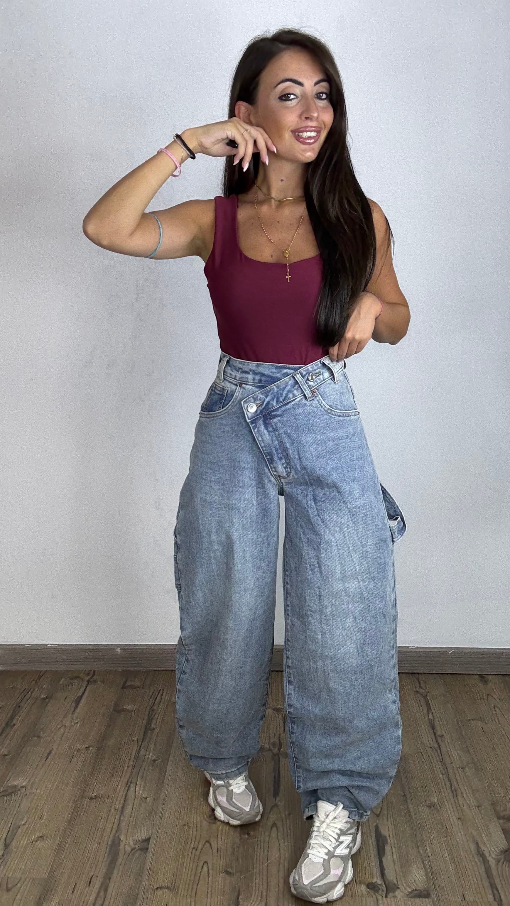 Jeans Wide Balloon 8755