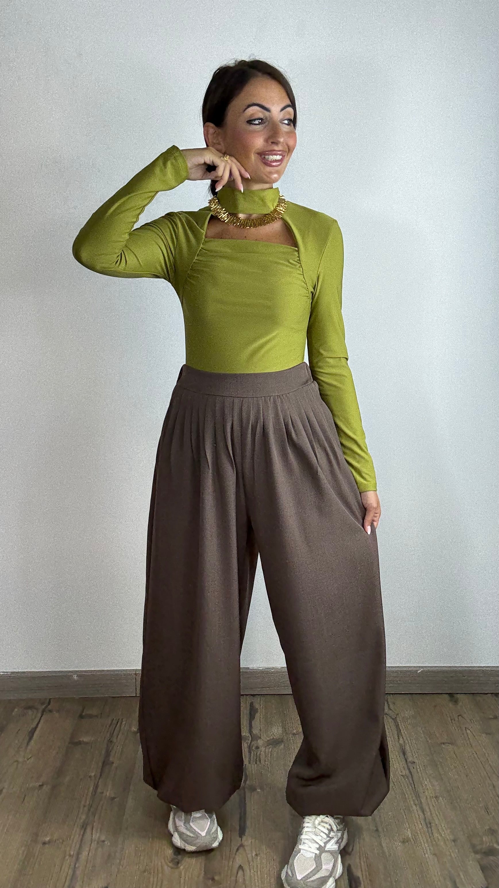 Pantalone Eresia 66626 Marrone