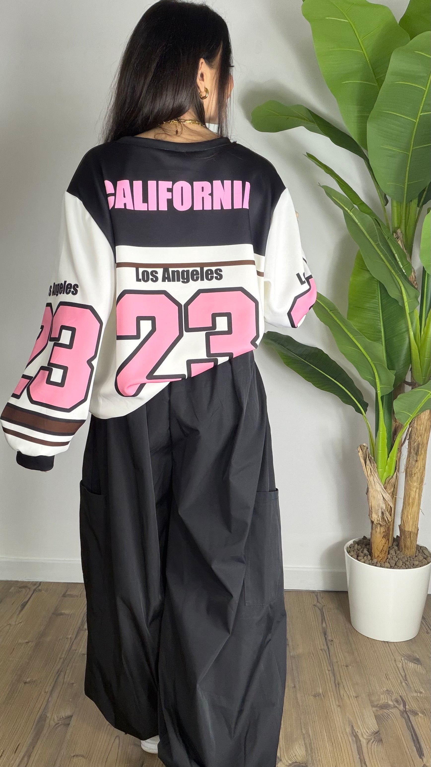 Felpa California nera