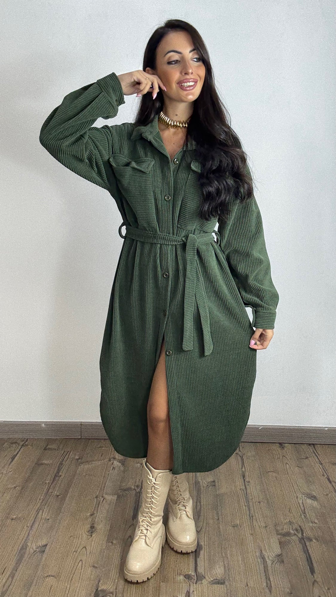 Abito Costine Velluto