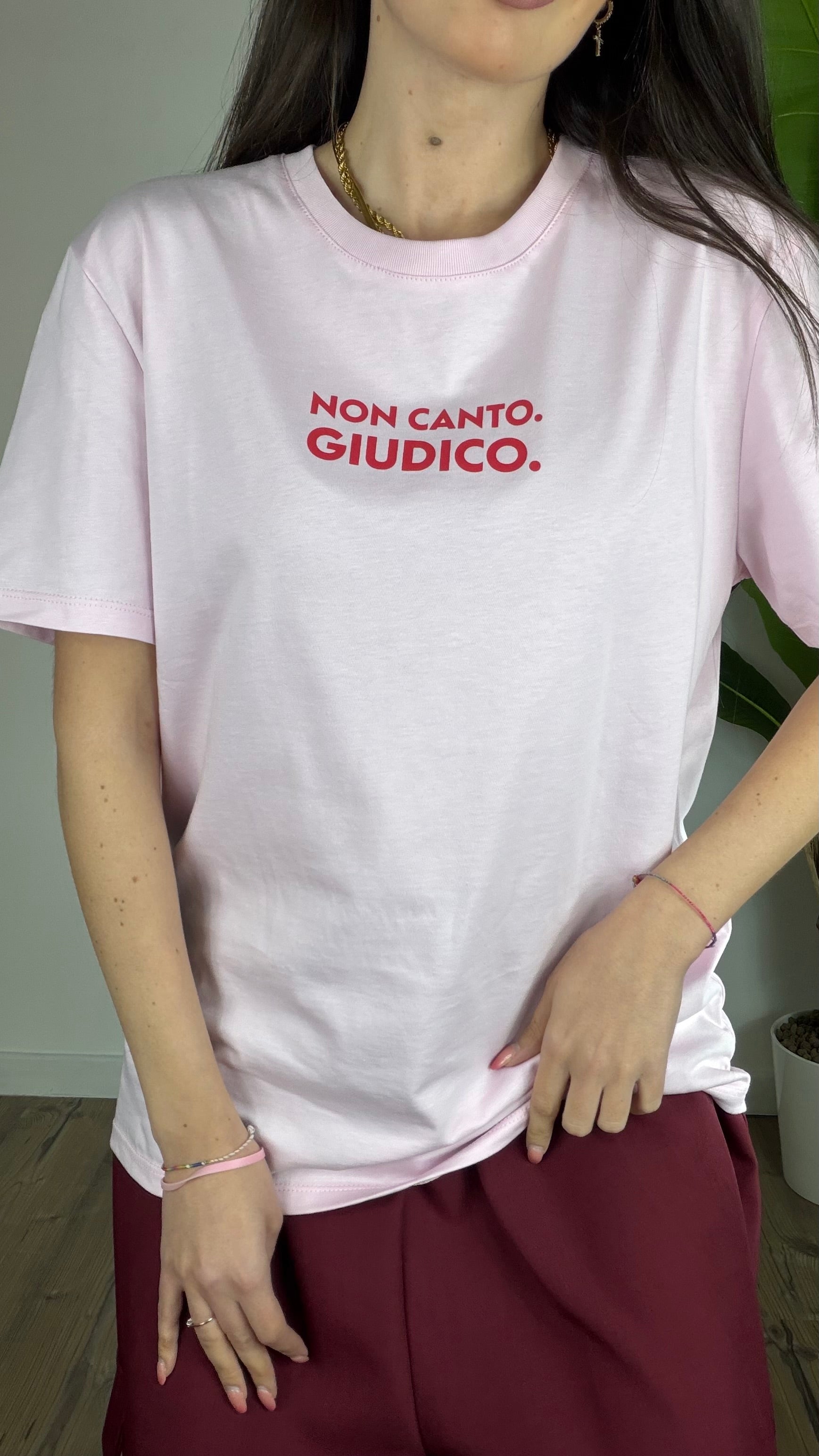 T-shirt Non Canto Giudico Lumina