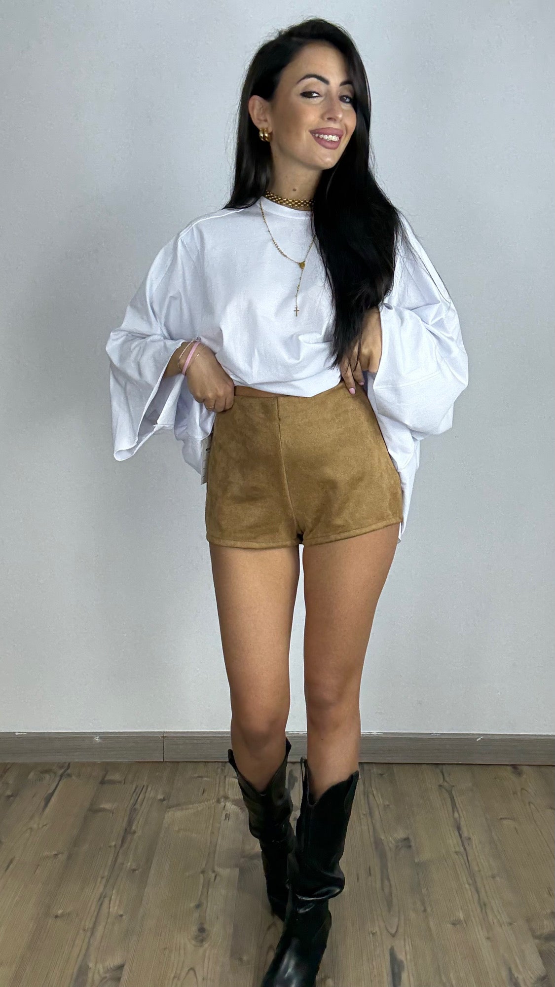 Pantaloncino Camoscio