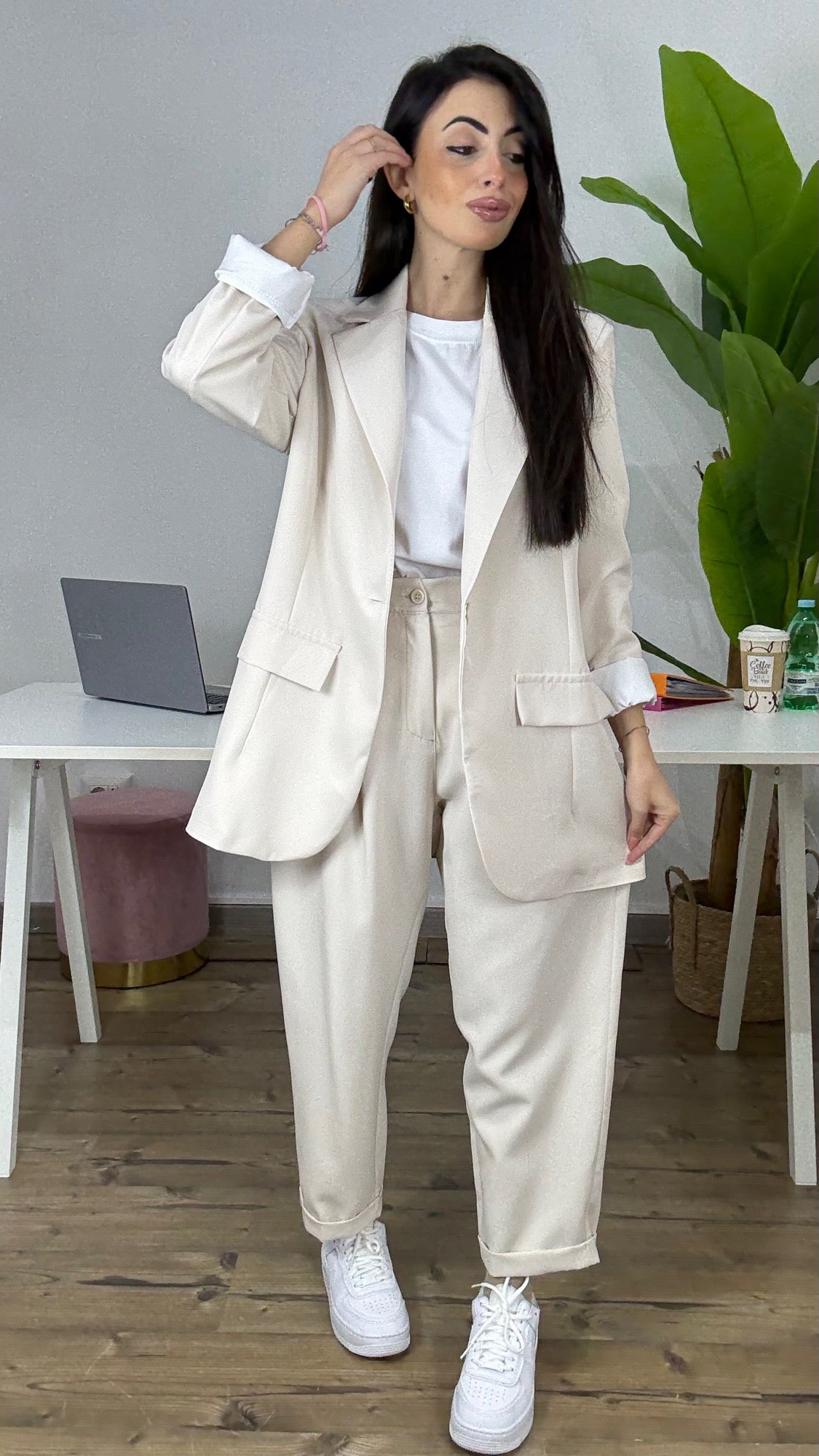 Tailleur Gisella Beige