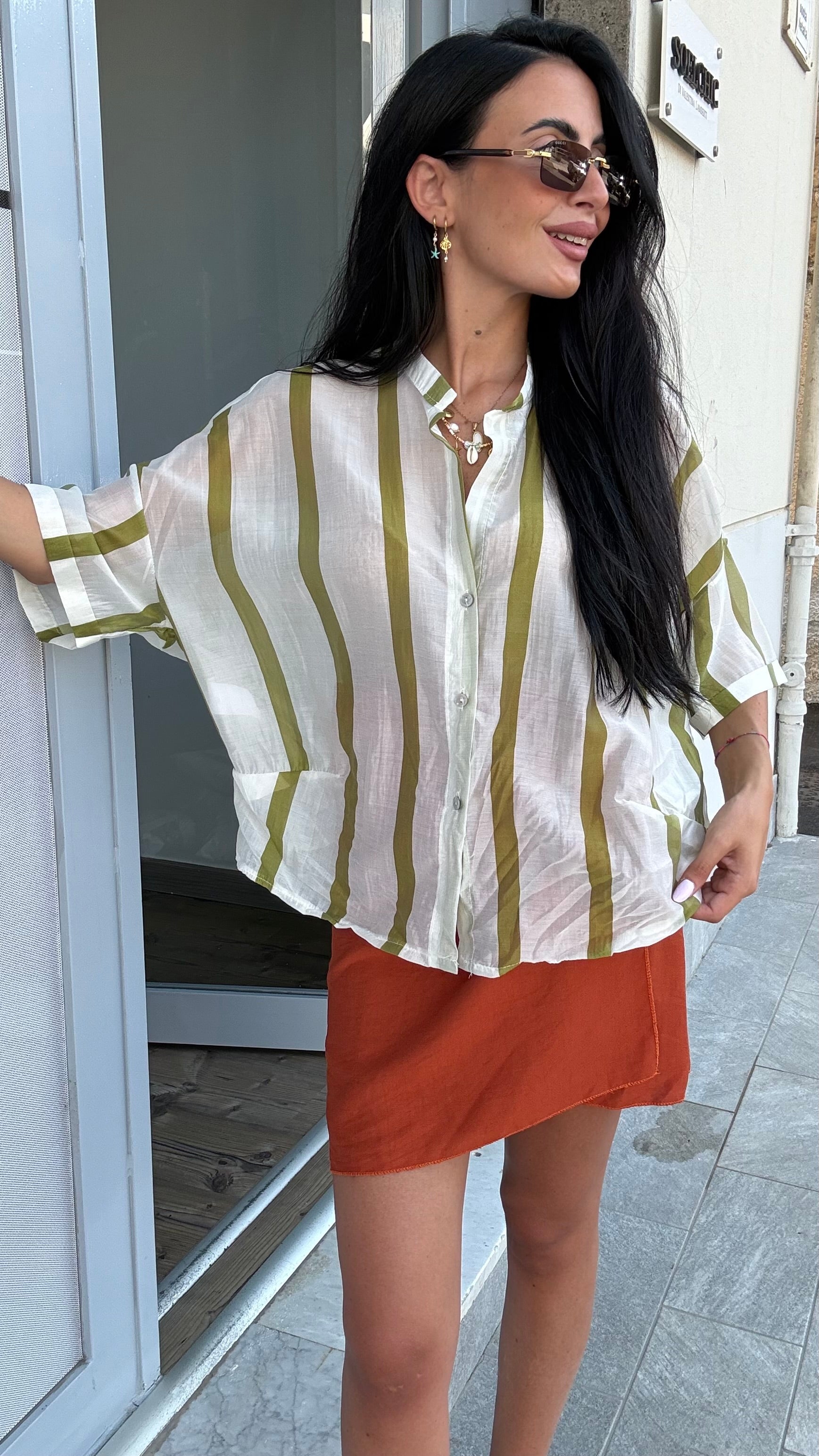 Camicia Riga Pistacchio 66219