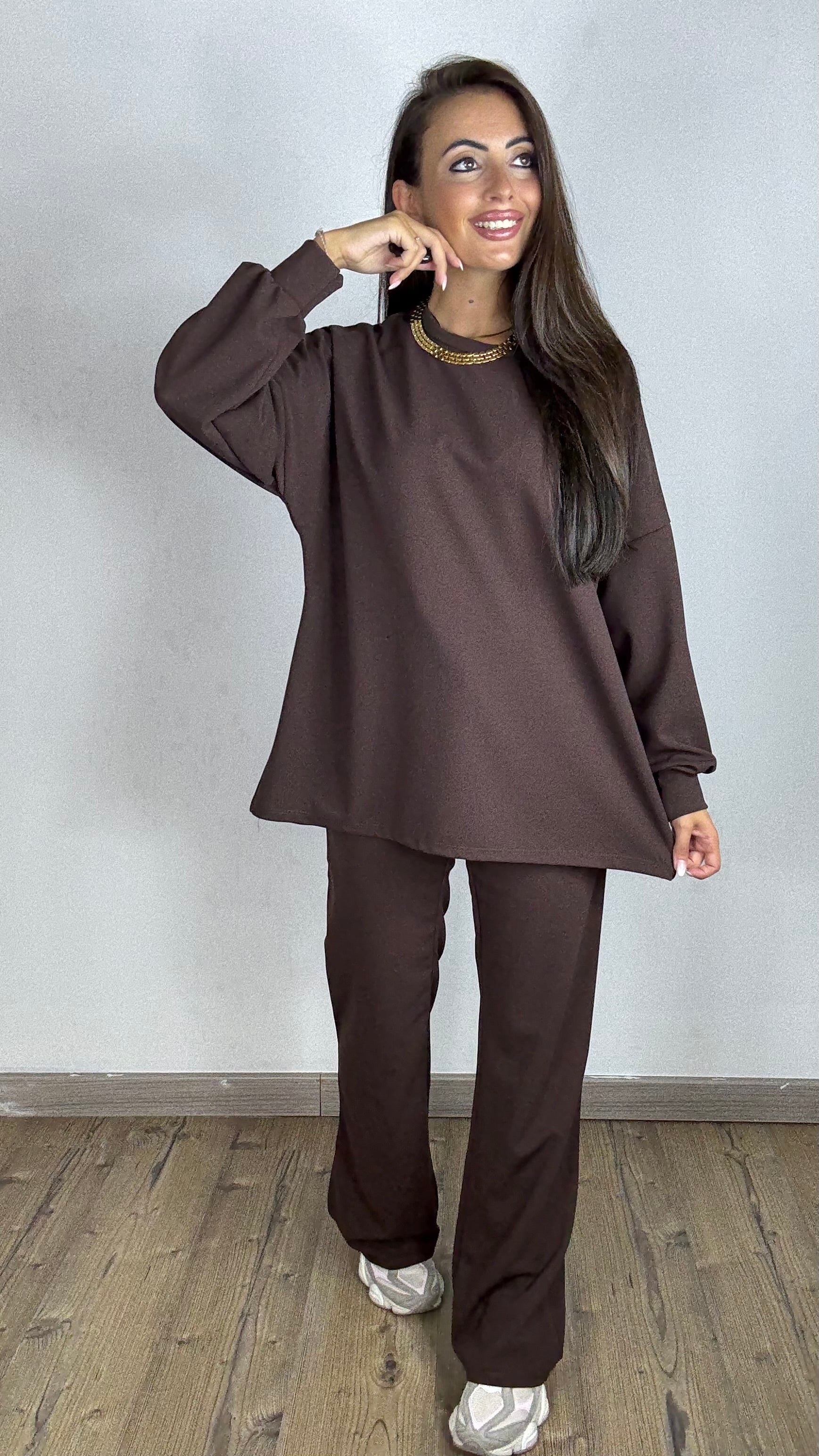 Coordinato Comfy marrone