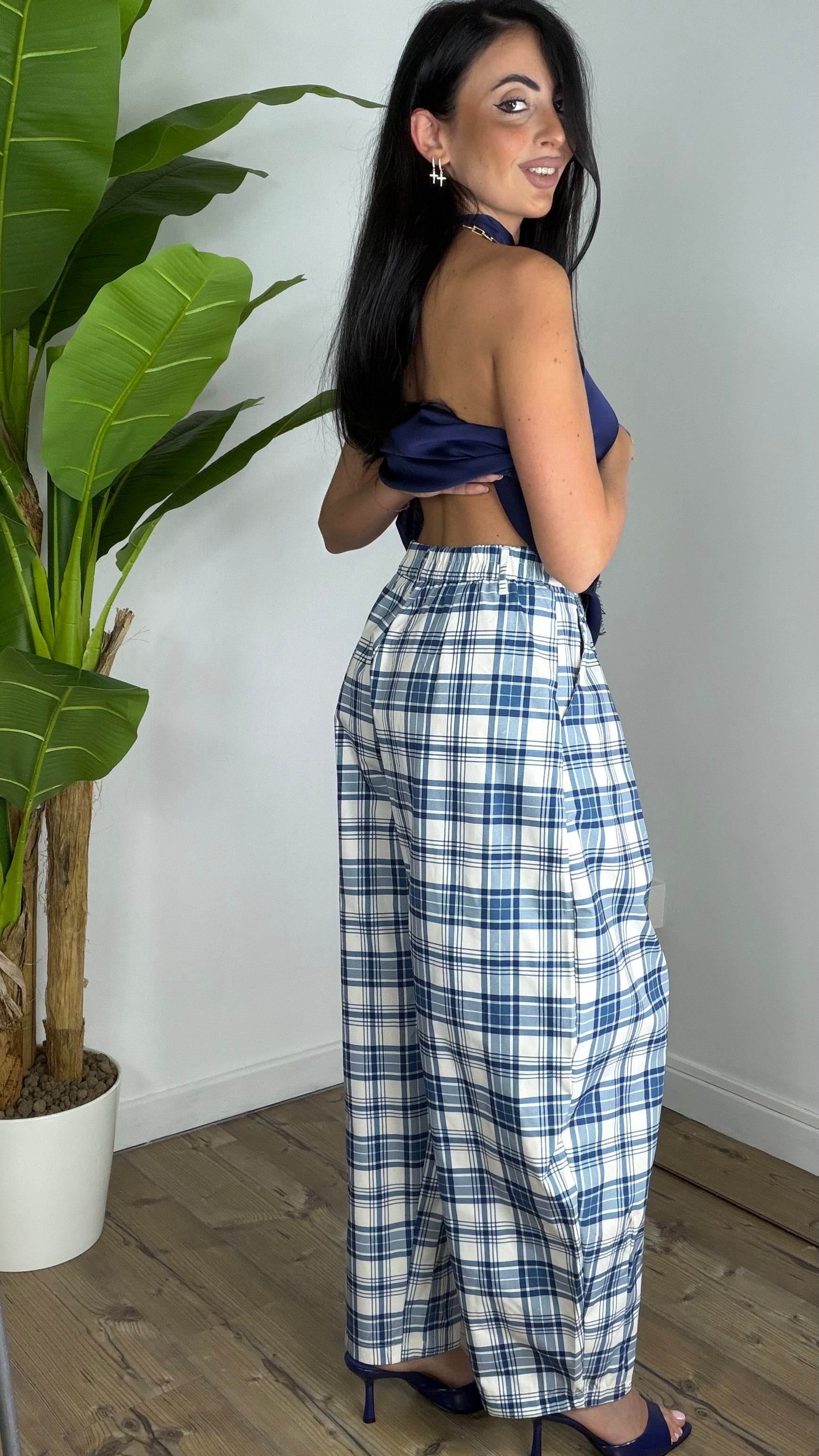 Pantalone Quadretti JustWest