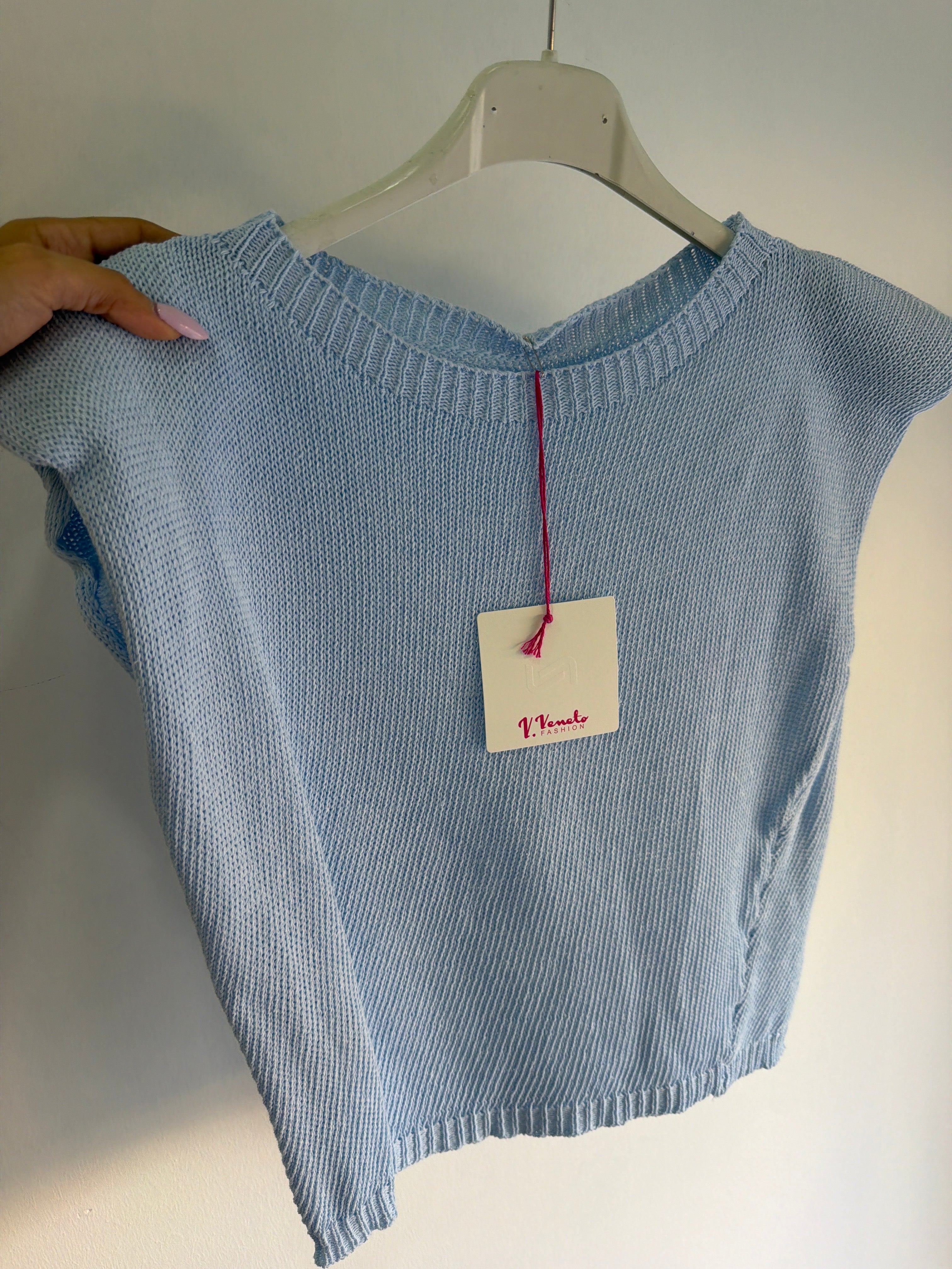 T-shirt giromanica in filo