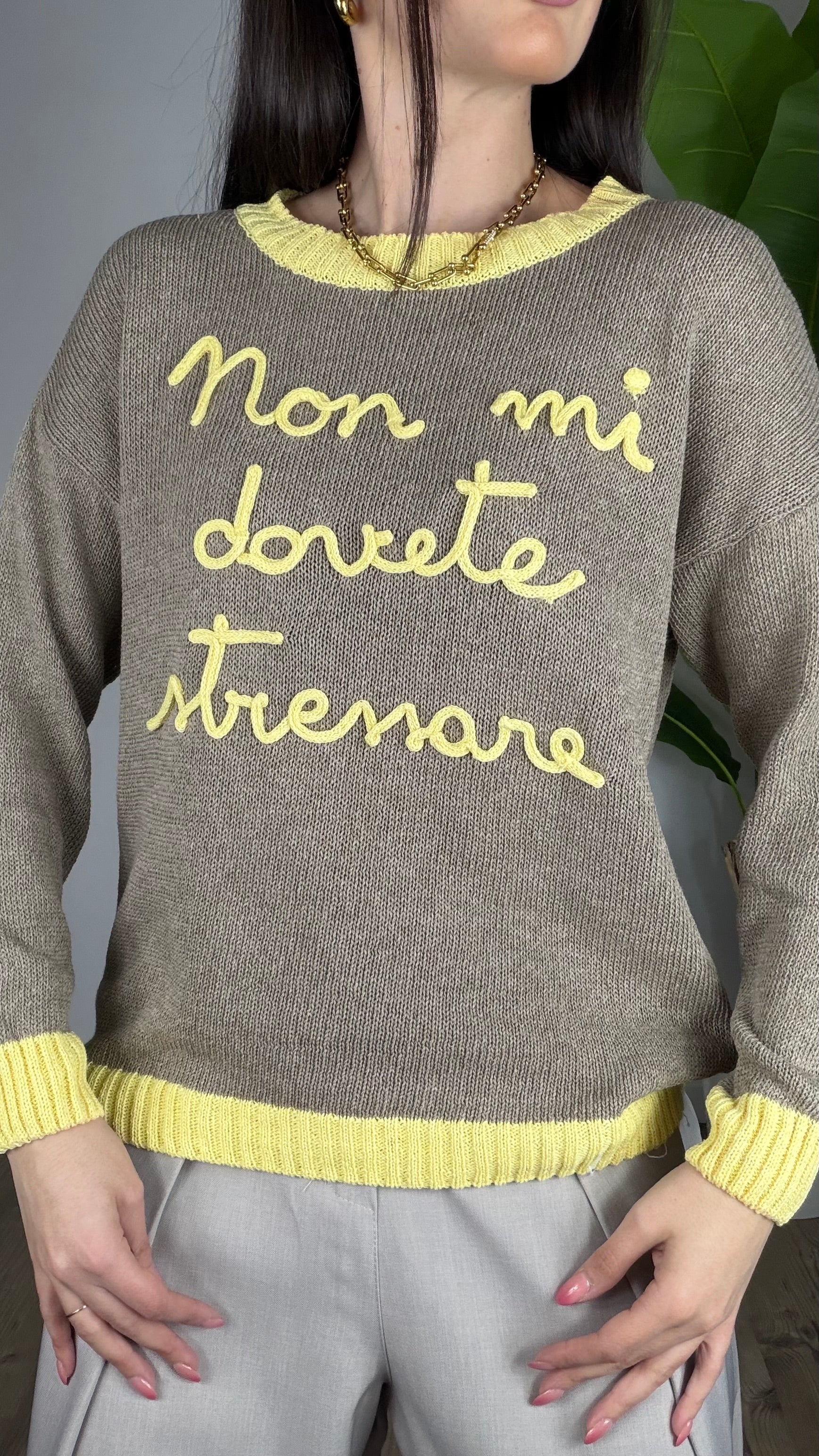 Maglioncino in Filo Non mi Stres