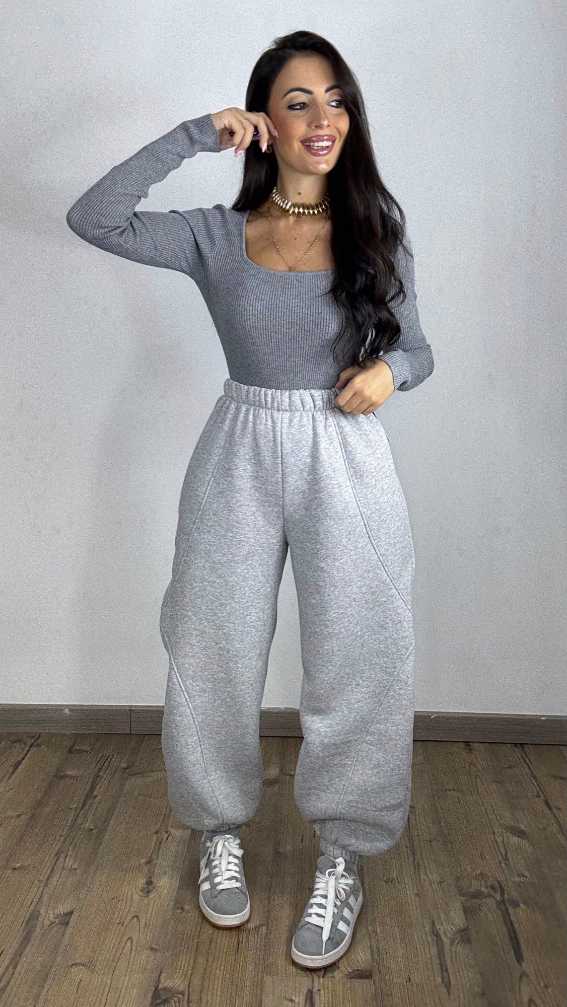 Pantalone Tuta Felpato