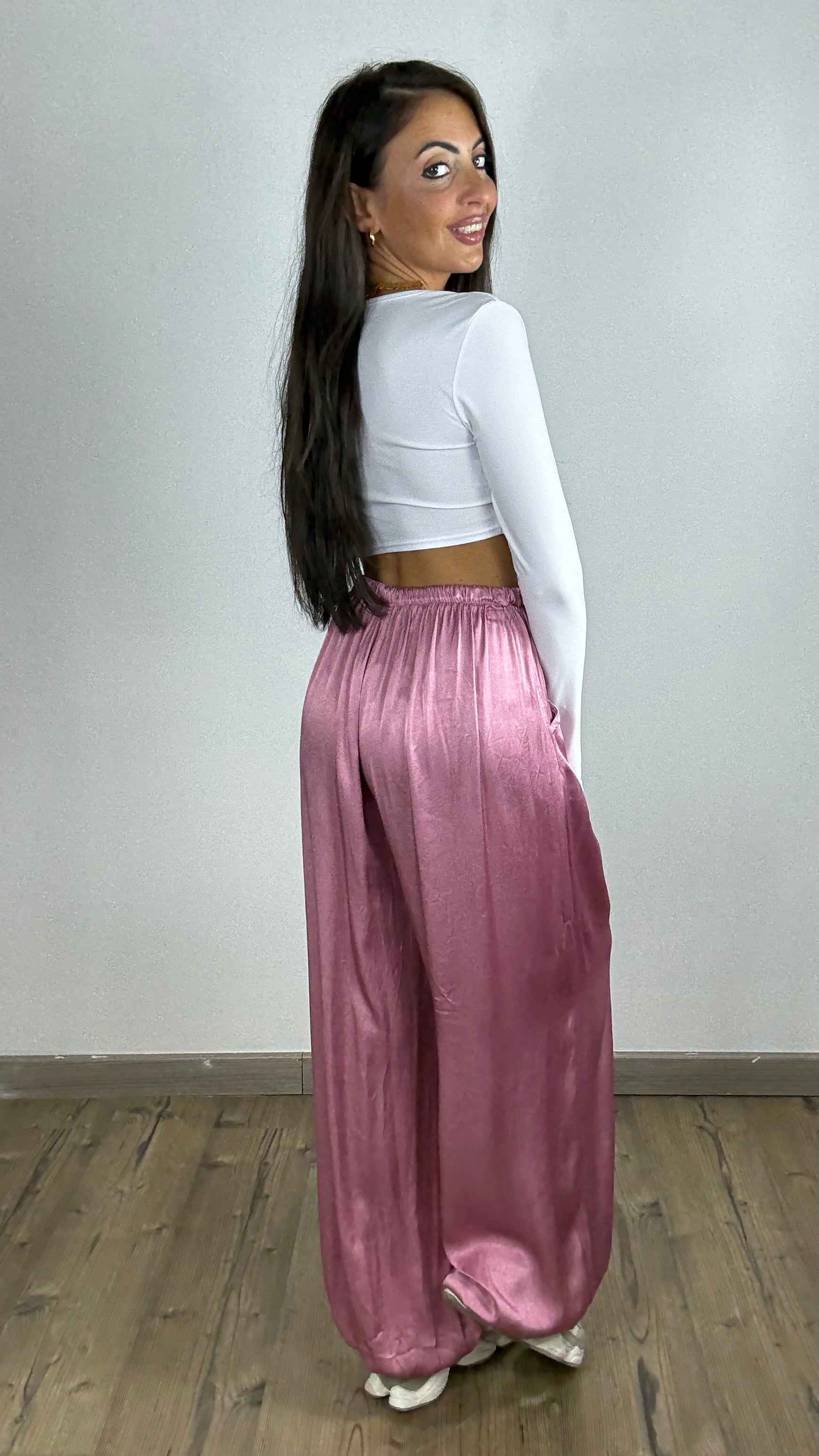 Pantalone Satin Ballon