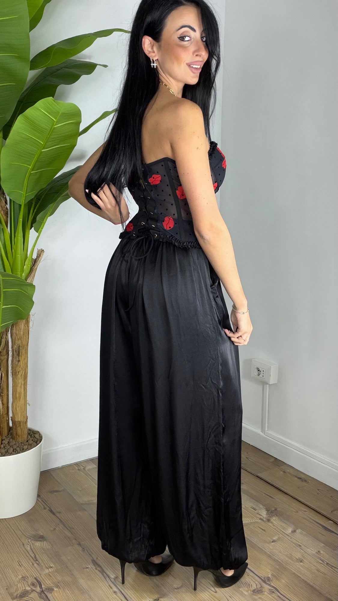 Pantalone Satinato Ballon