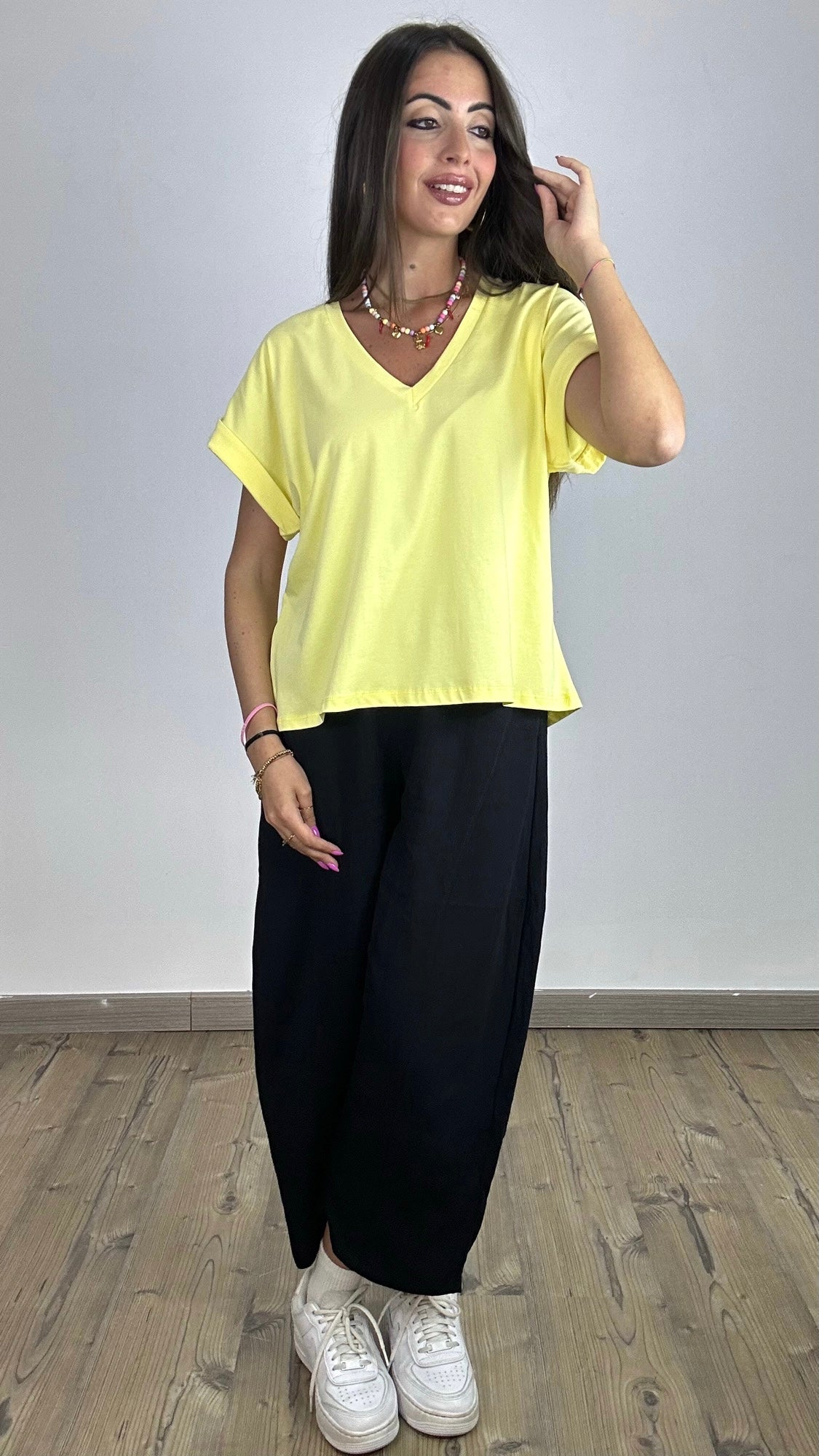 T-shirt Scollo V