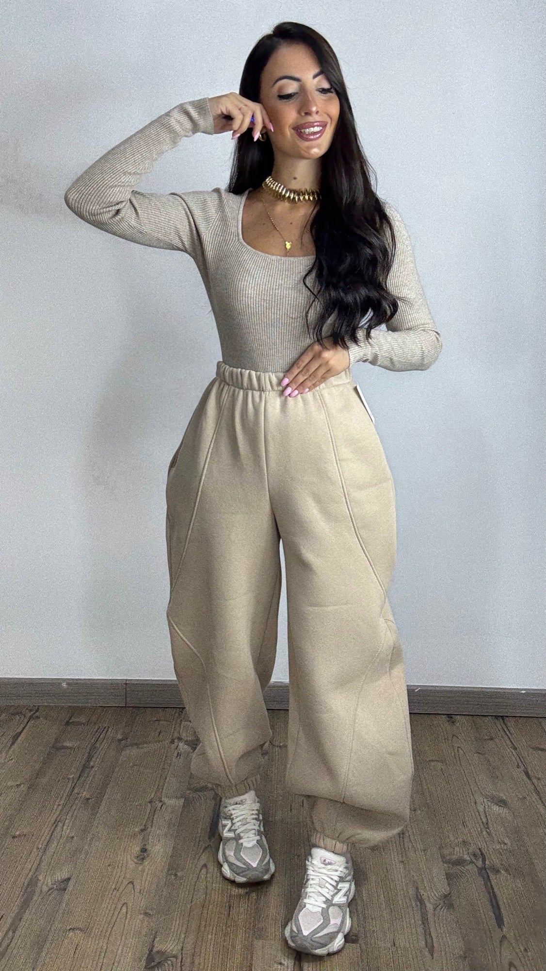 Pantalone Tuta Felpata