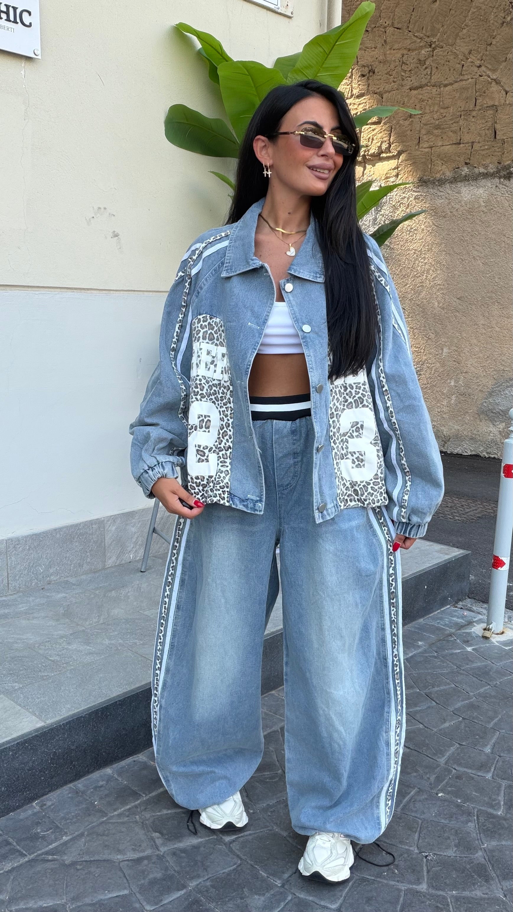 Coordinato Her Des Denim Chiaro