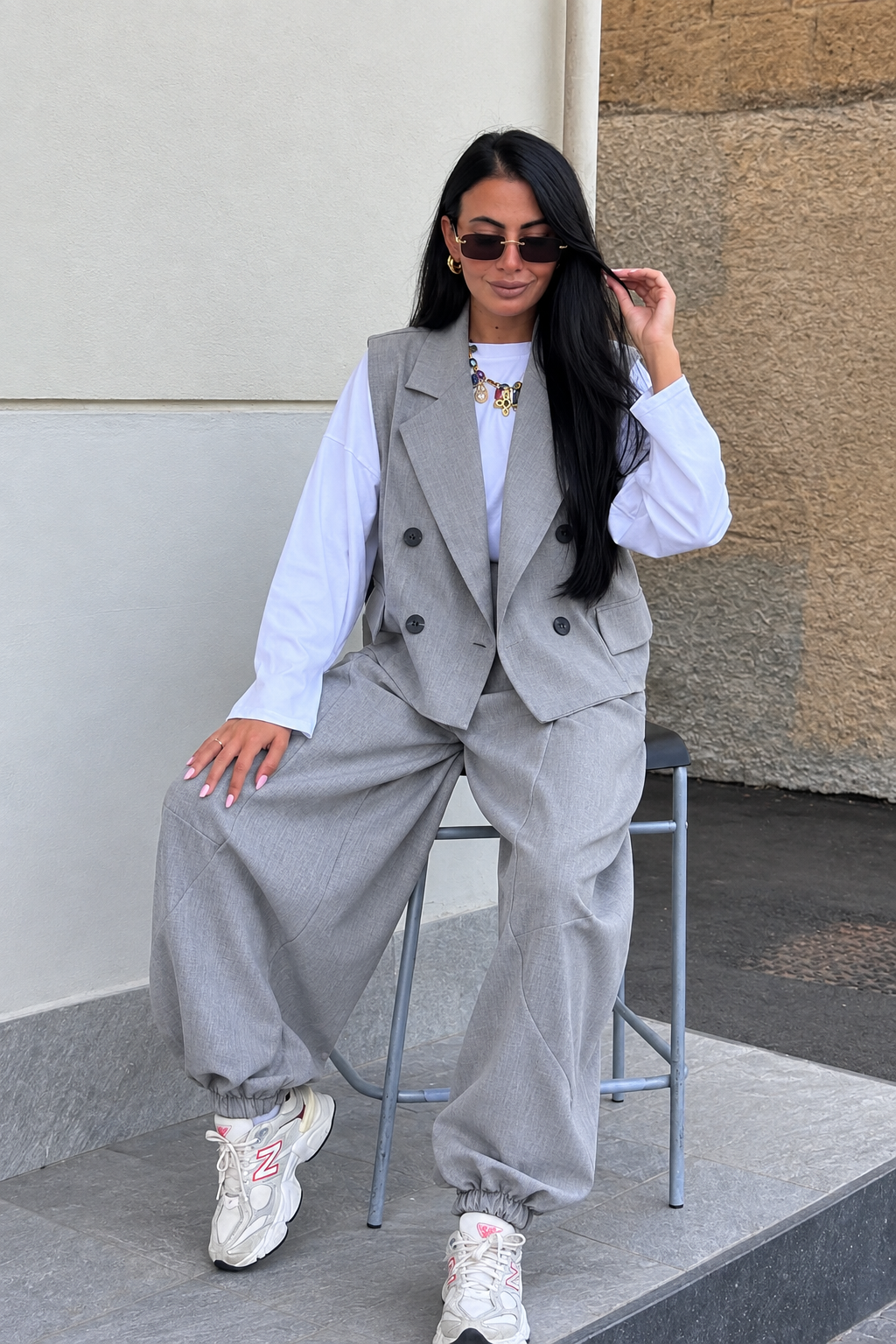 Coordinato Asya Grigio
