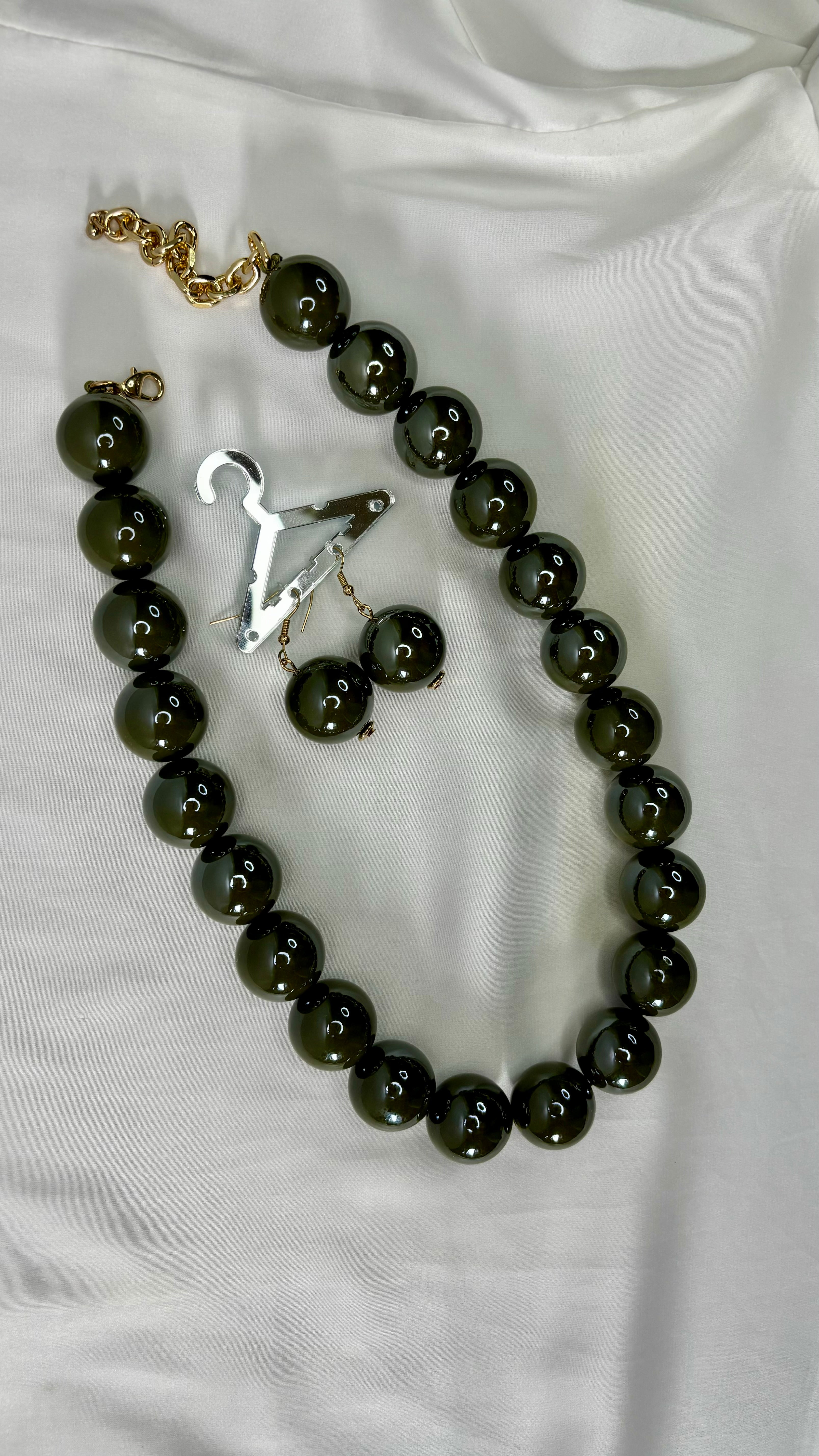 Set Perla collana+orecchini