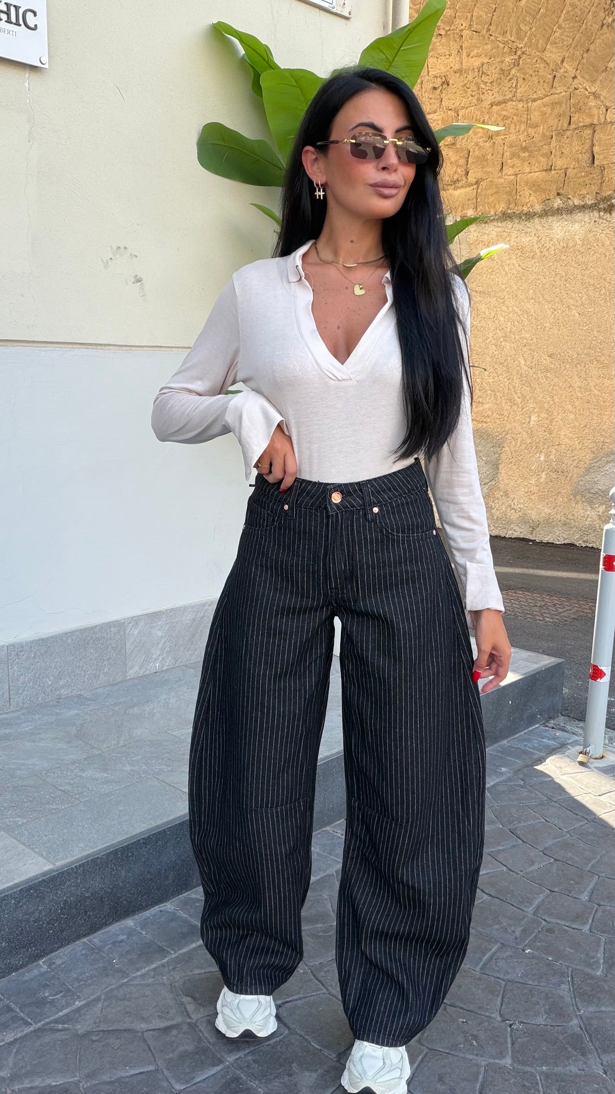 Jeans Gessato H5797