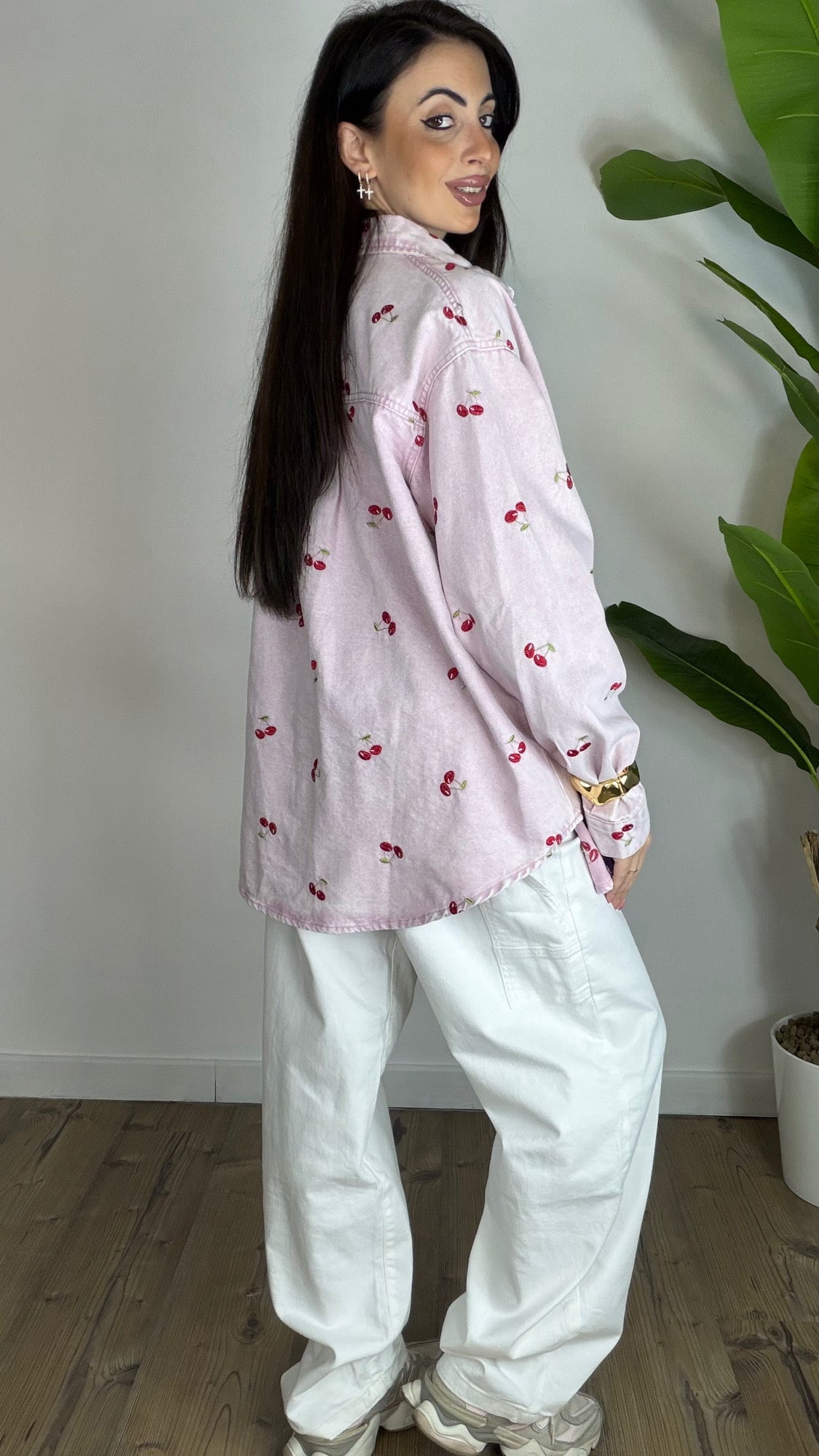Camicia Denim Ciliegia