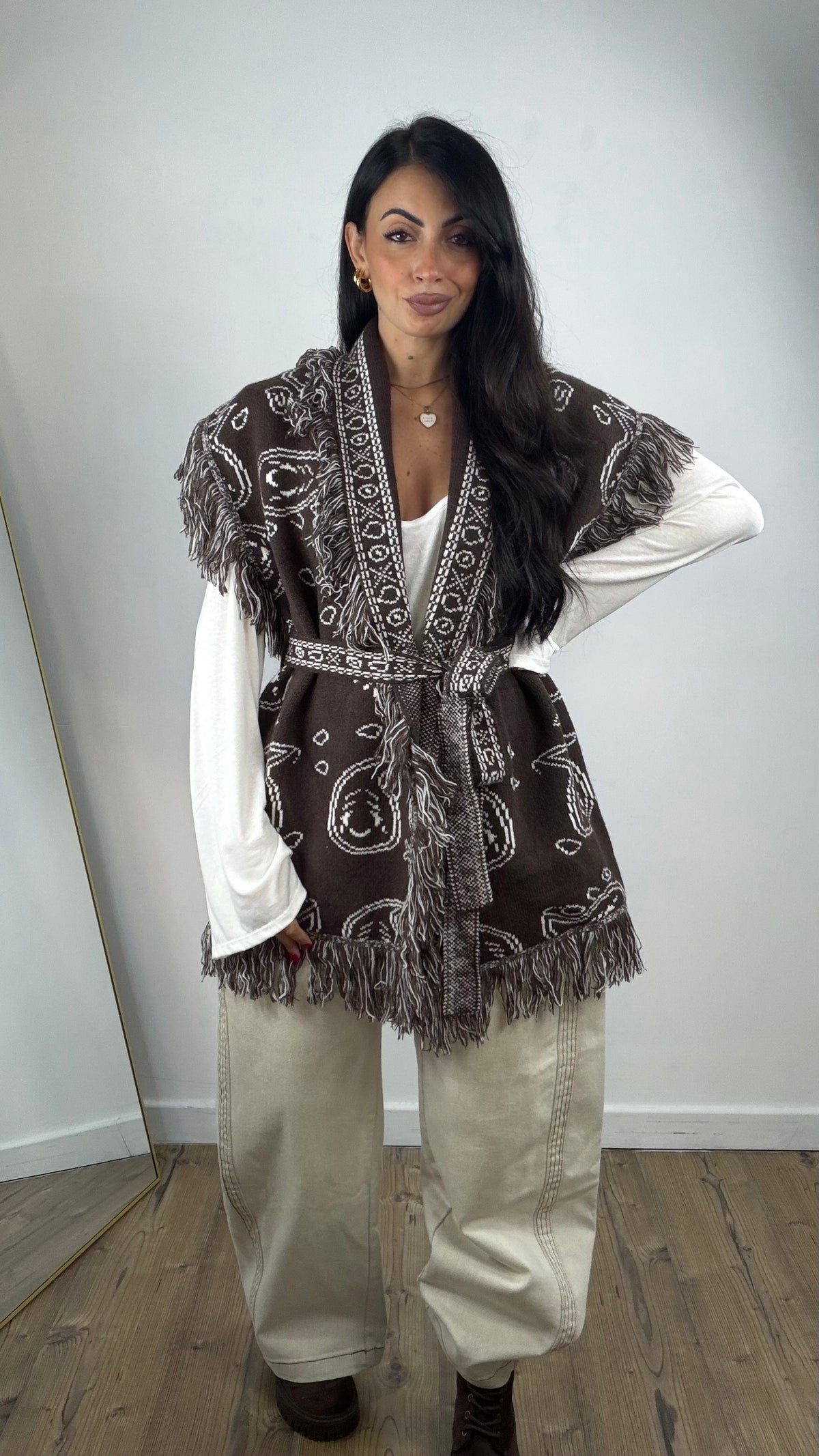 Cardigan in Lana