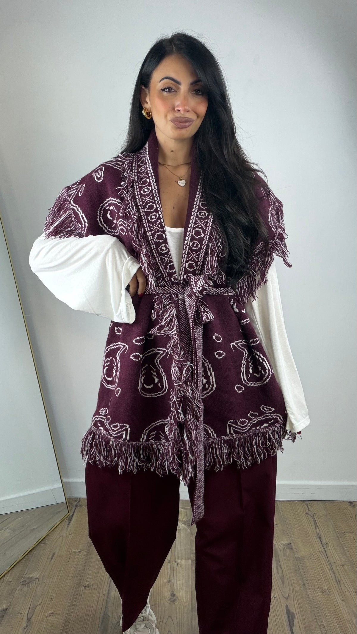 Cardigan in Lana