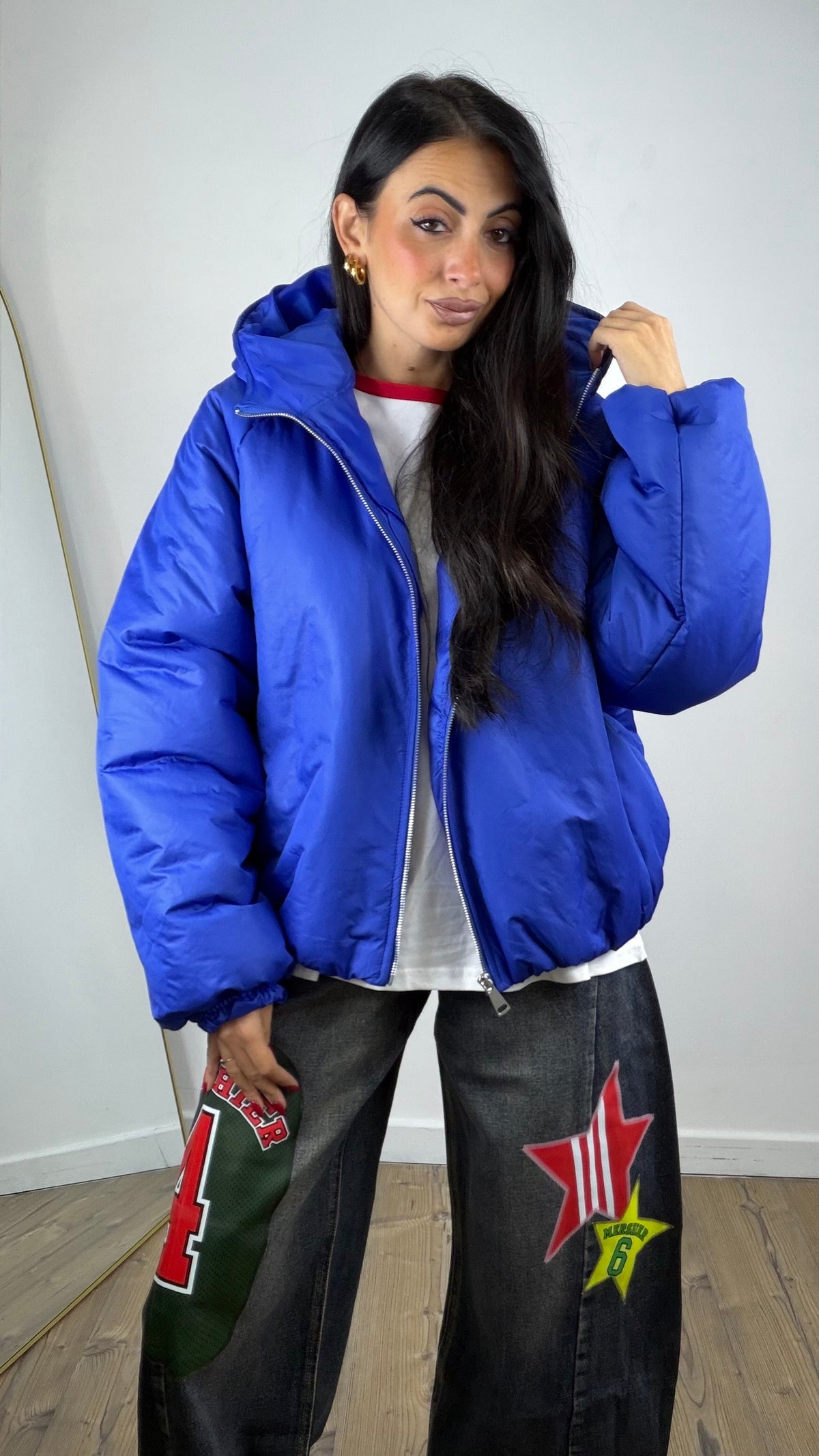 Giubbotto Bomber Blu